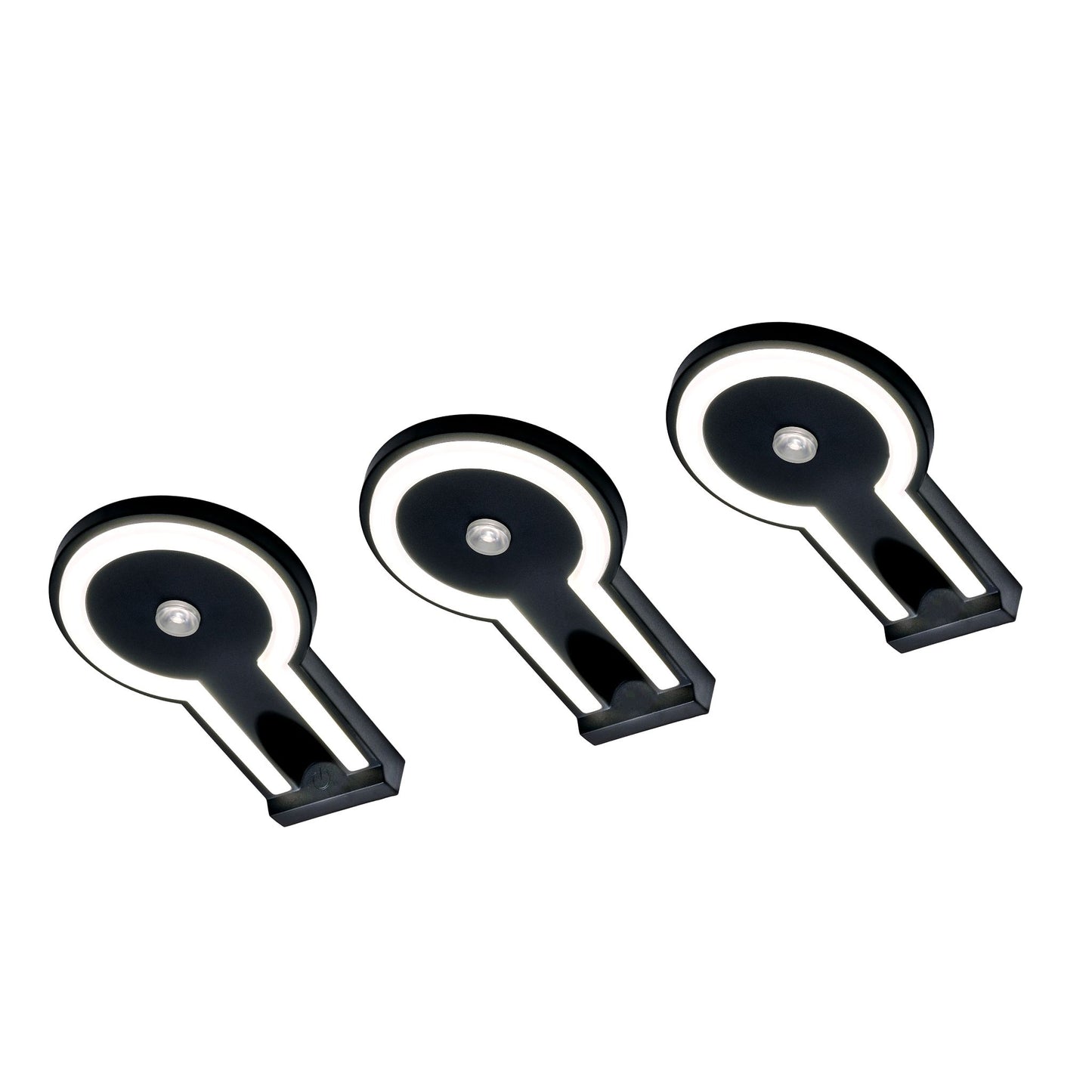 2-TONE Küchenbeleuchtung Unterbau – Schwarz (3er-PACK)