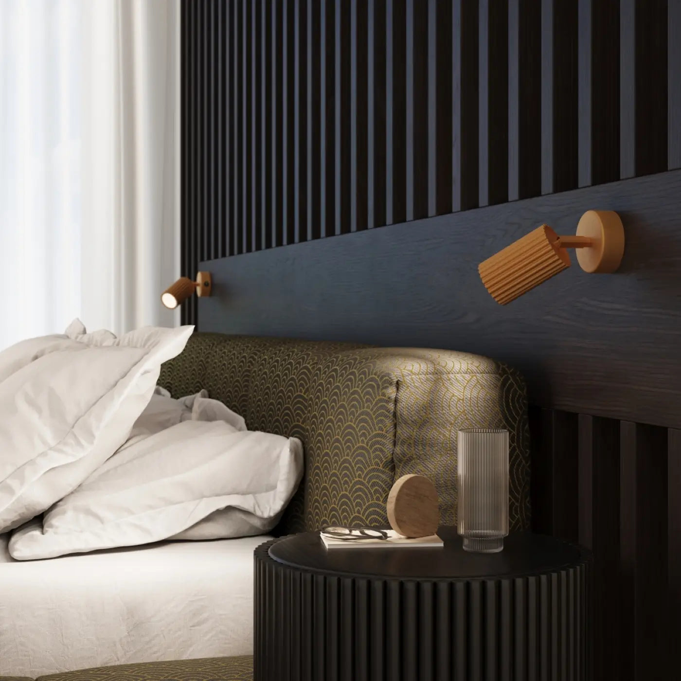 Wandlamp Japandi Switch – Goud Aluminium