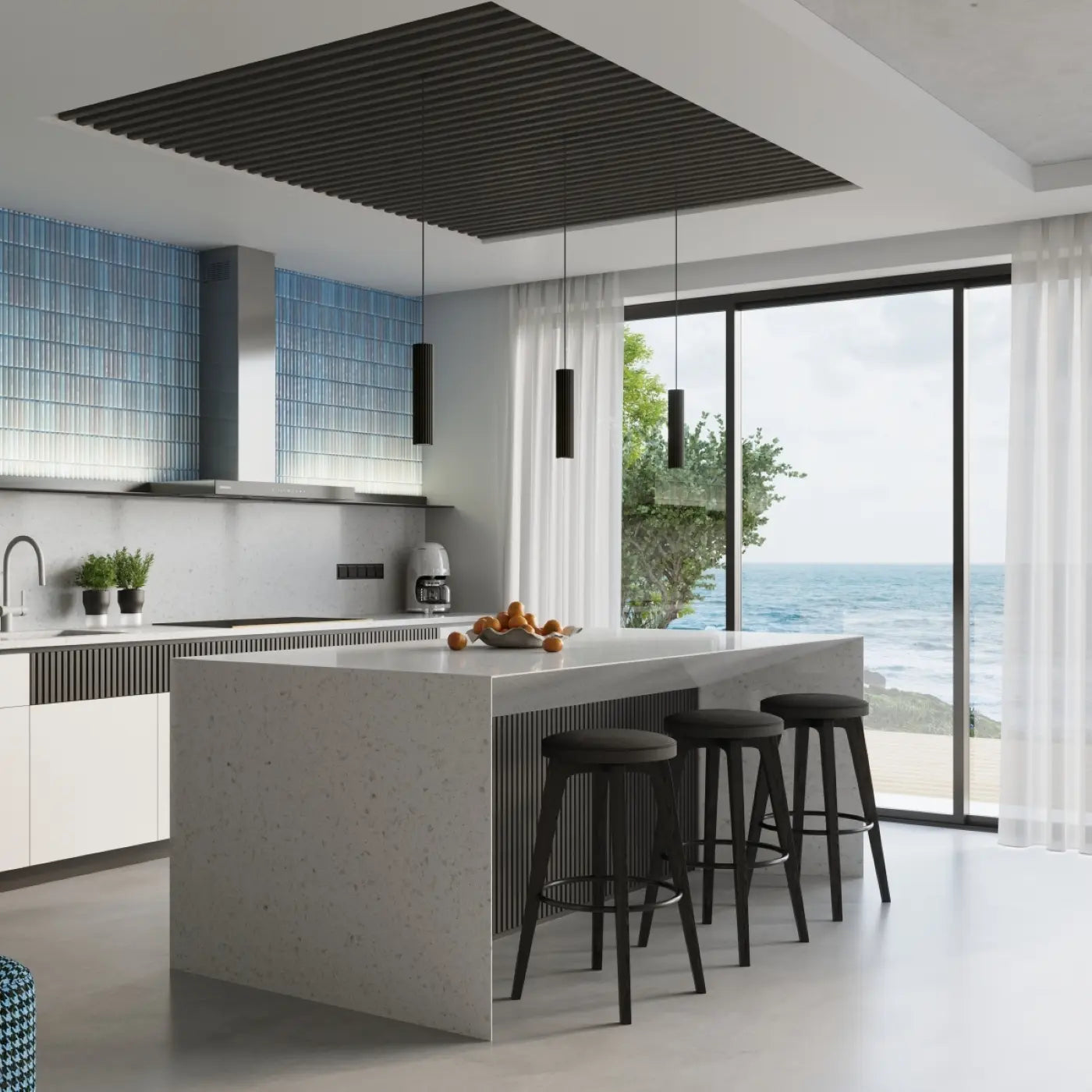 Plafondlamp Japandi 20 – Zwart & Aluminium