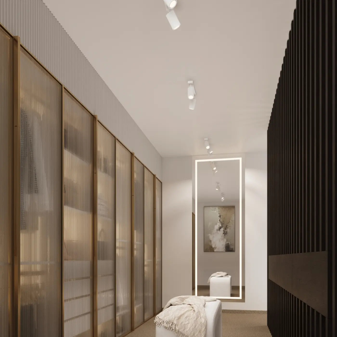 Plafondlamp Japandi 4S – Wit Aluminium