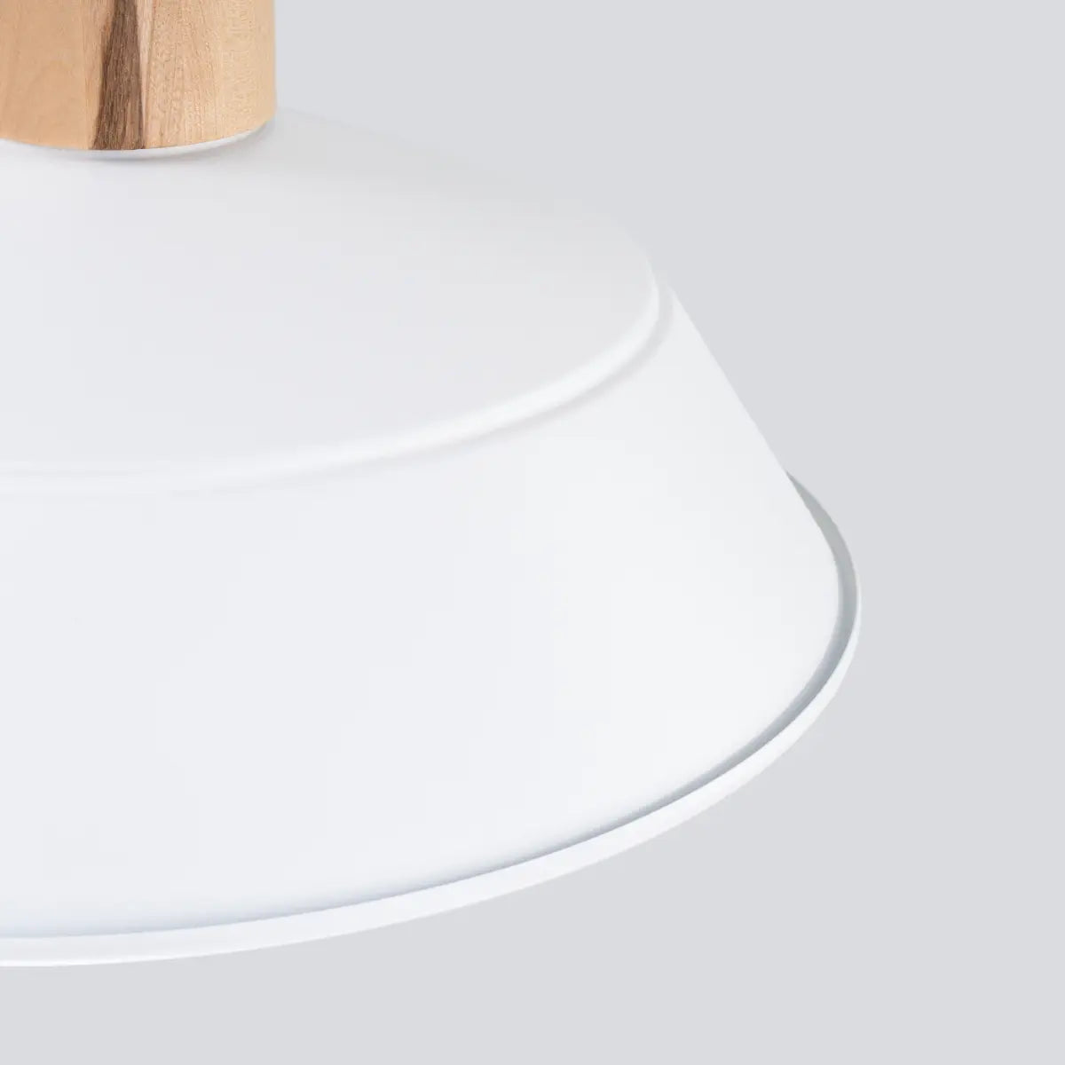 Pendelleuchte Diner 2 – Weiß & Stahl & Holz