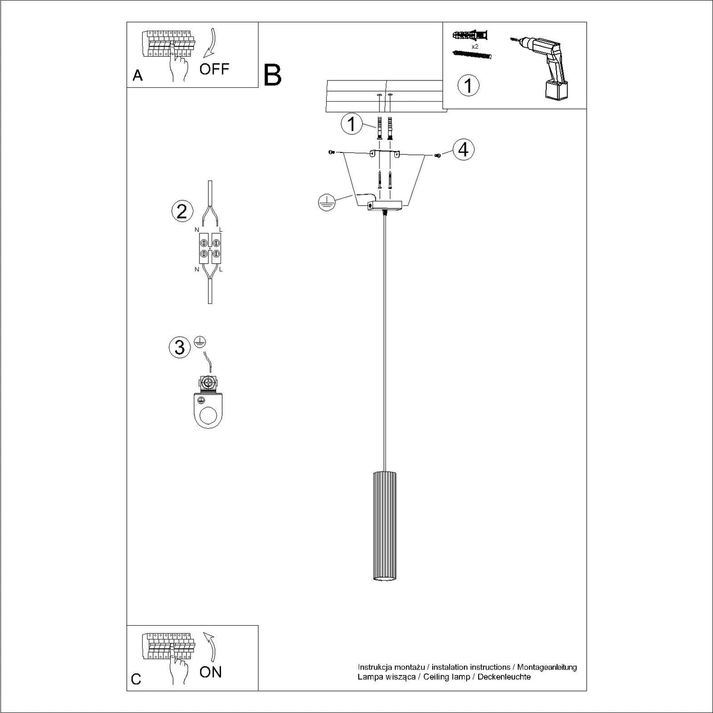 Hanglamp Japandi 1 – Taupe & Aluminium