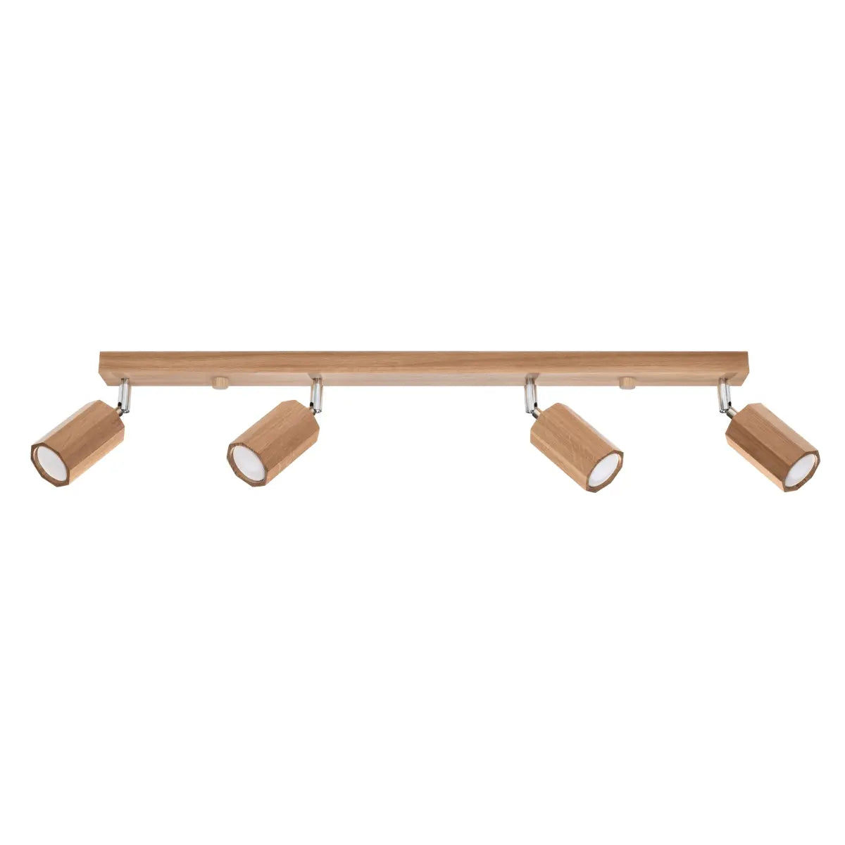 Deckenleuchte Hexagon 4 – Eiche & Holz