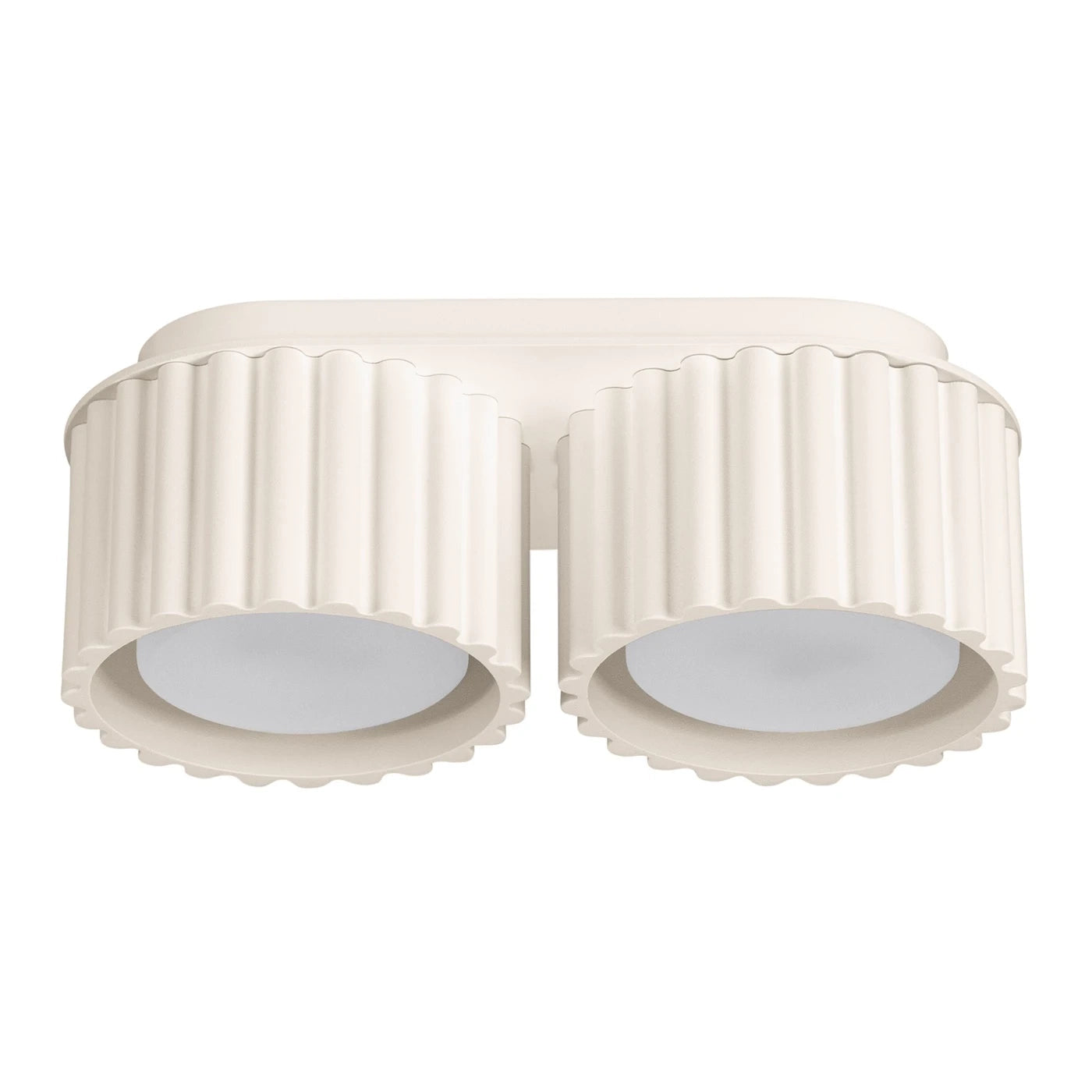 Spots Japandi Double-XS – Beige & Aluminium