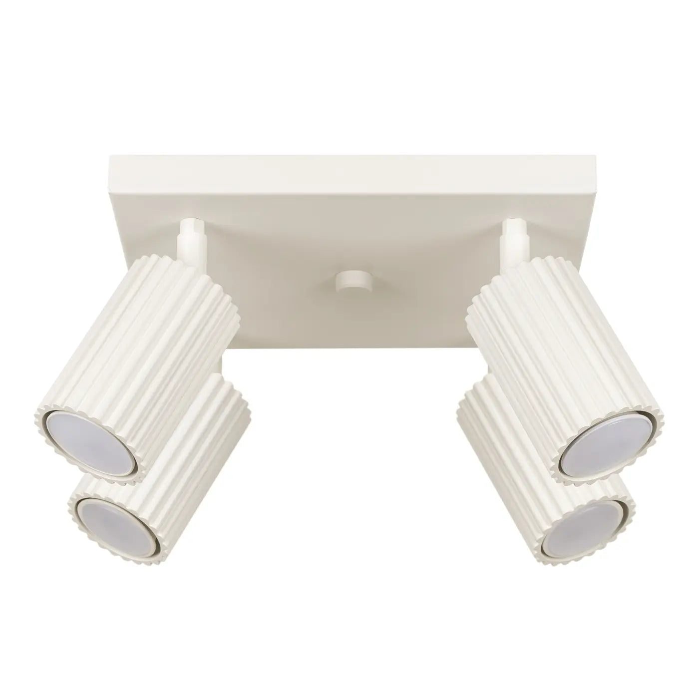 Plafondlamp Japandi 4S – Beige & Aluminium