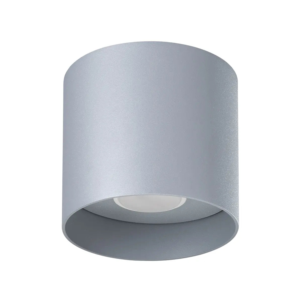 Plafondlamp Tube Plus – Grijs & Aluminium