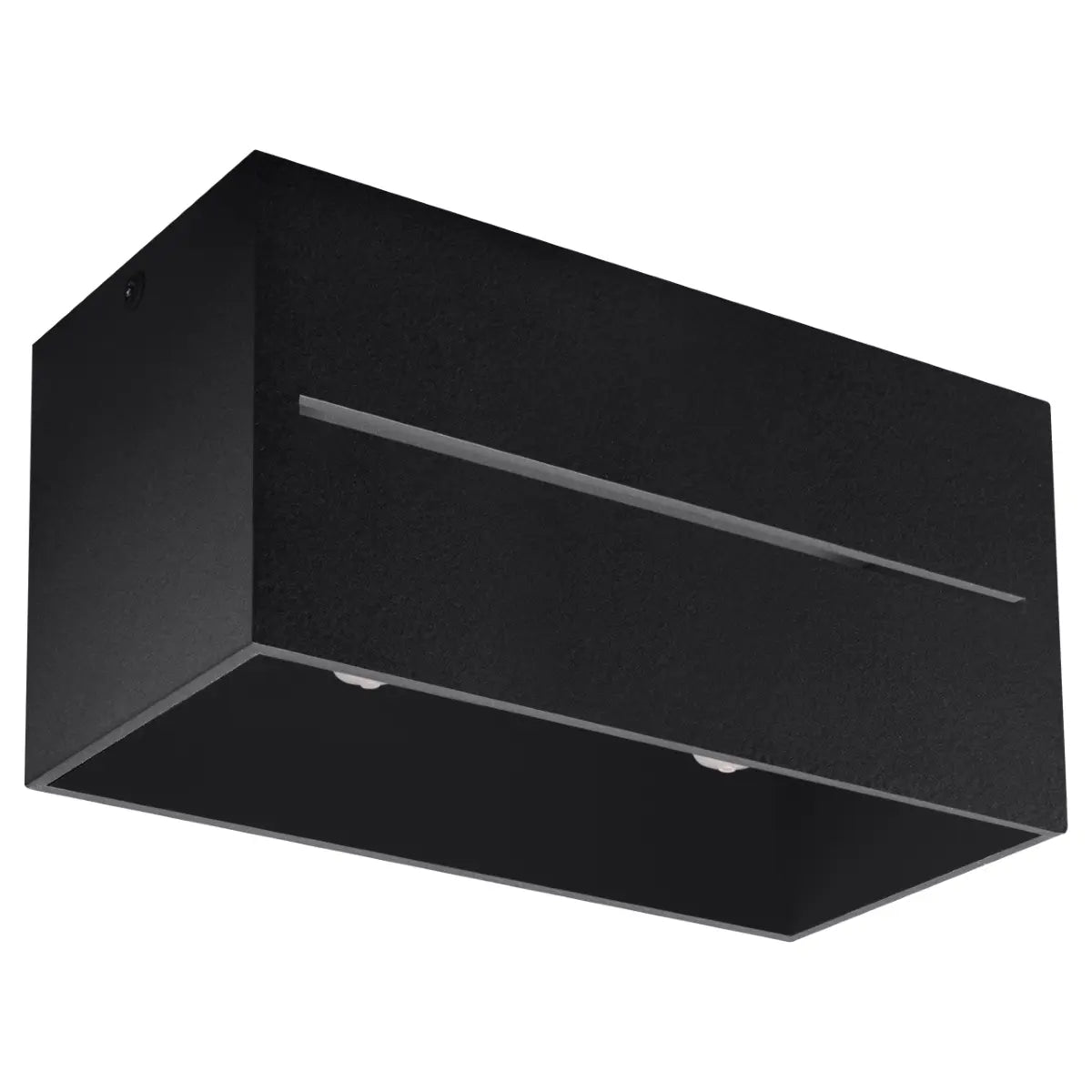 Deckenleuchte Square Box Line – Schwarz & Aluminium