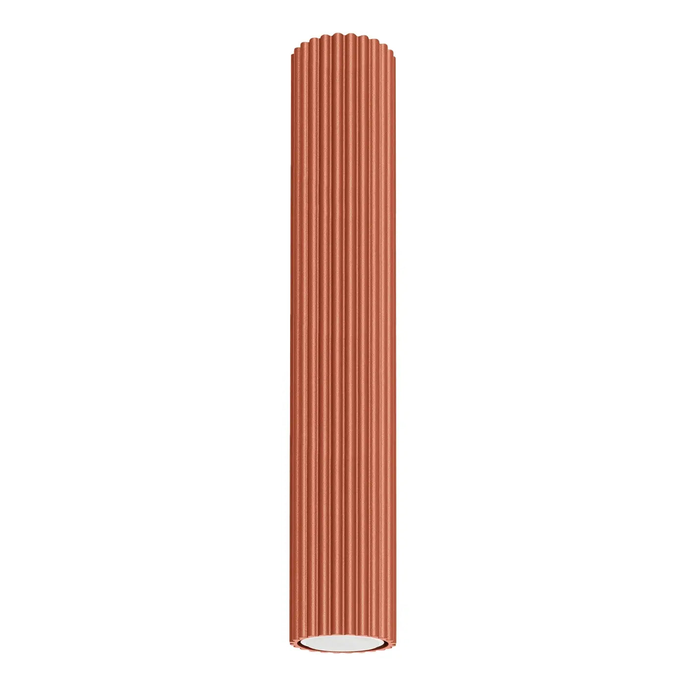 Deckenleuchte Japandi 40 – Oxidrot & Aluminium