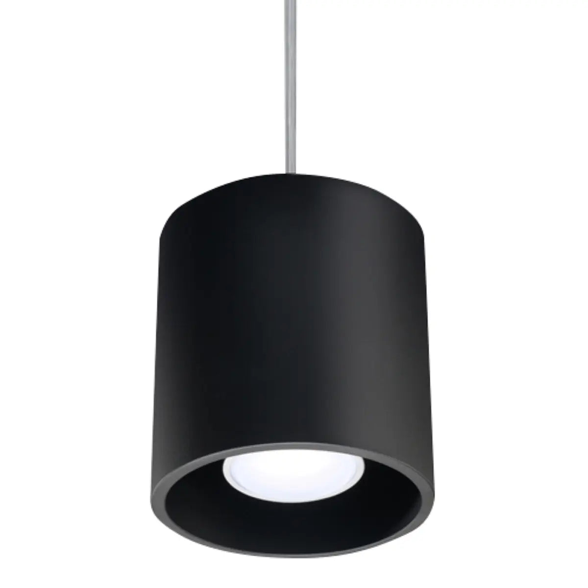 Hanglamp Rondo 1 – Zwart & Aluminium