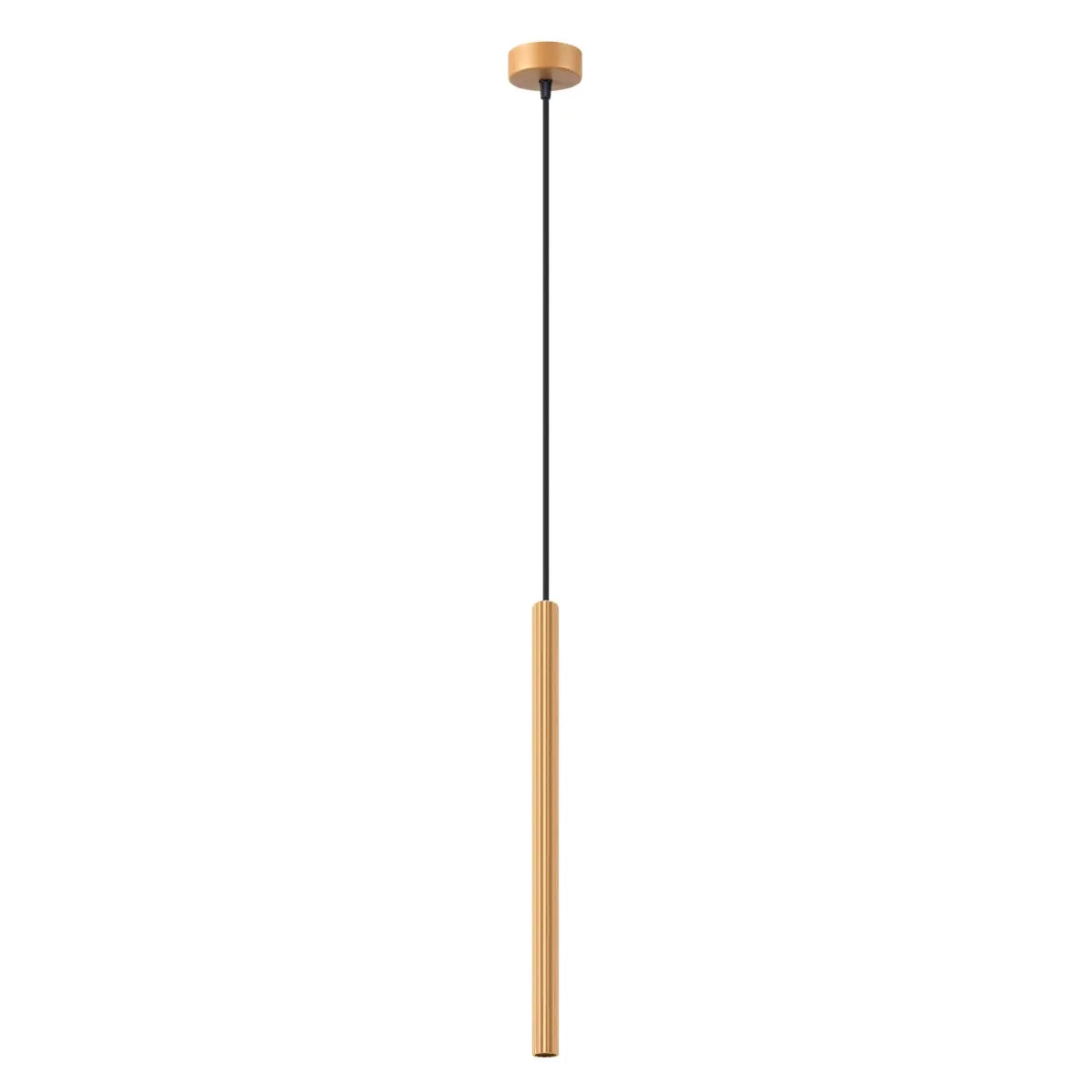 Pendelleuchte Candle 1 – Gold & Stahl