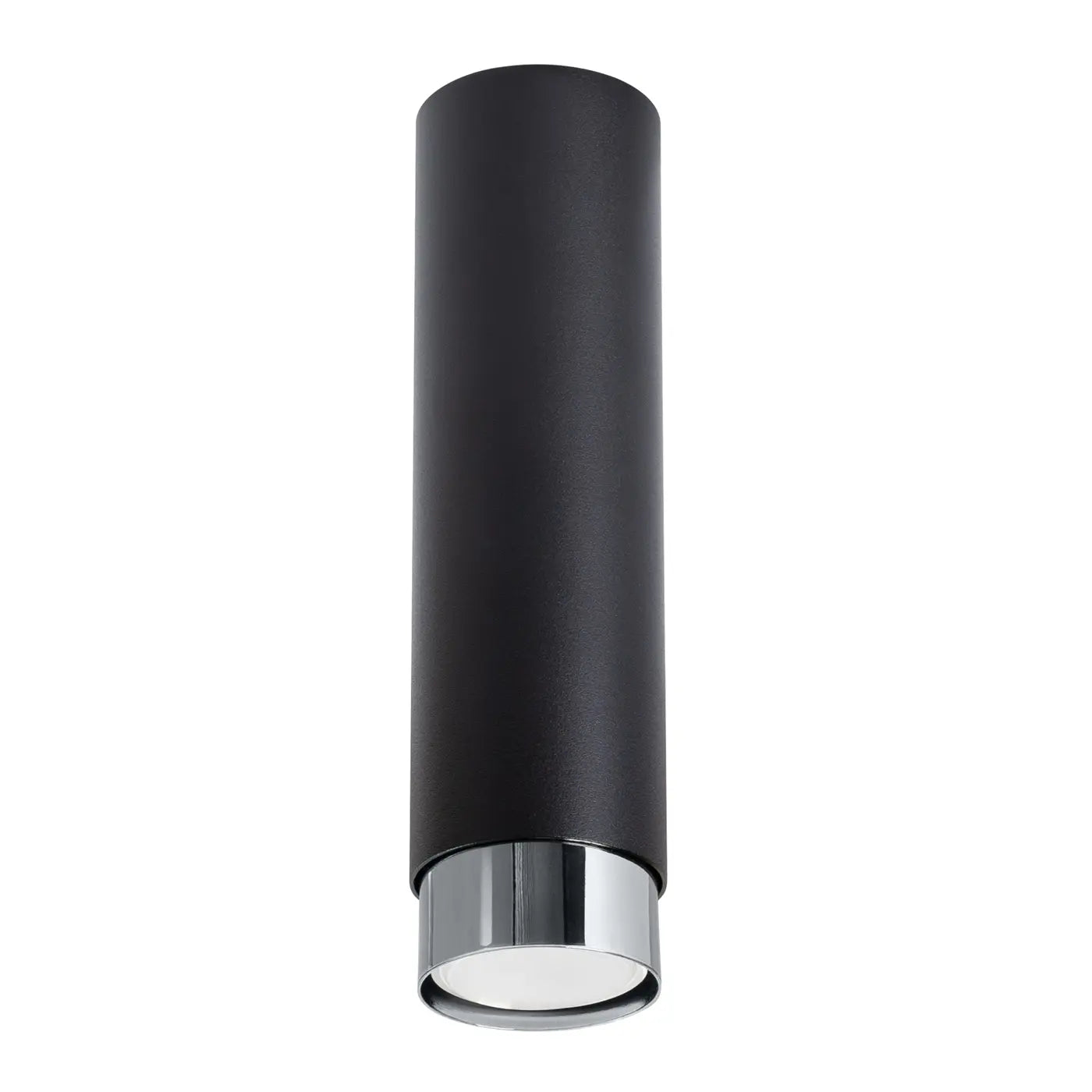 Deckenstrahler Tube 2-Tone 22 – Schwarz & Chrom & Stahl