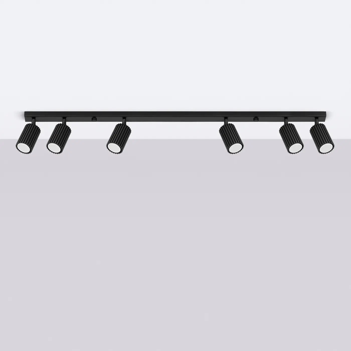 Plafondlamp Japandi 6 – Zwart & Aluminium