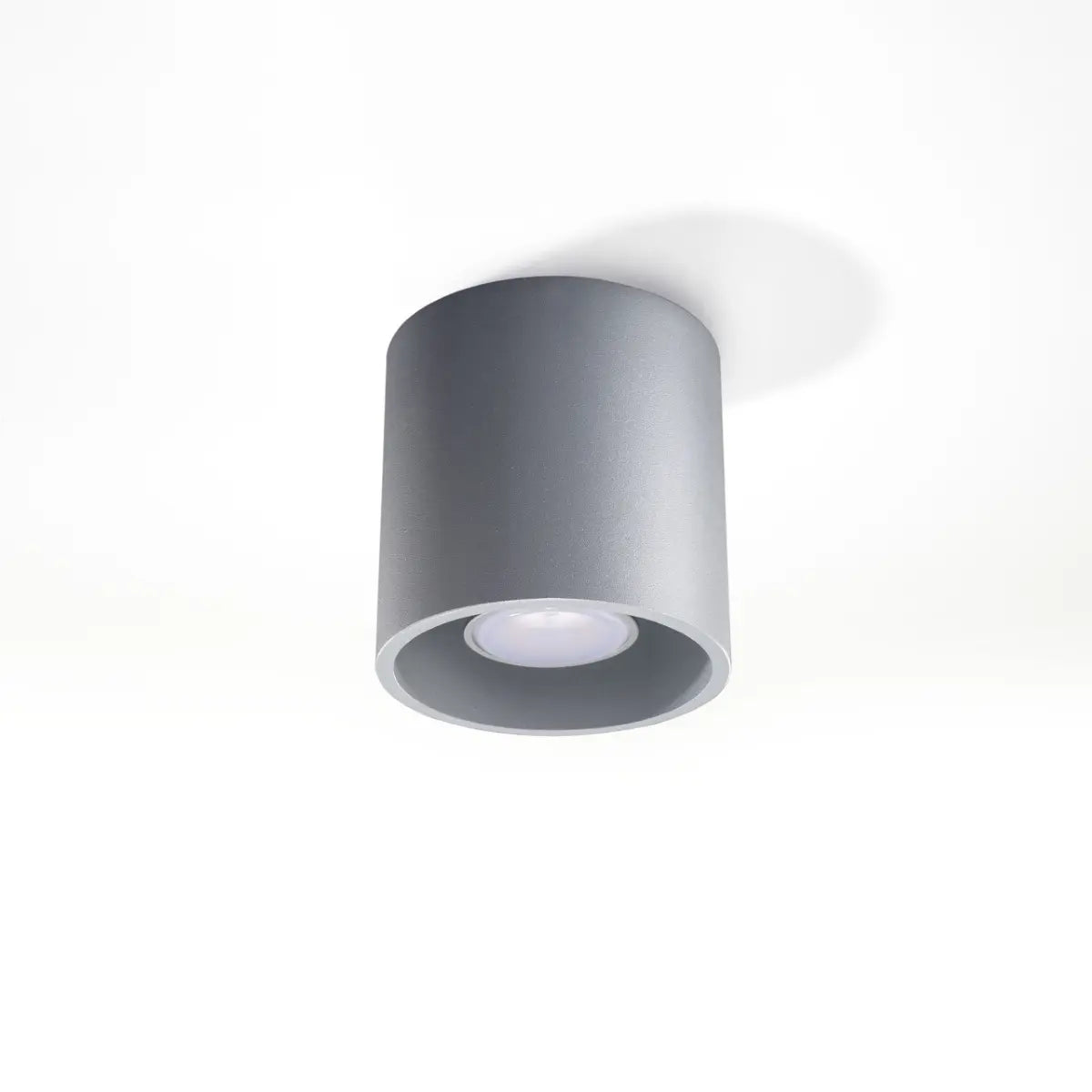 Plafondlamp Rondo 1 – Grijs & Aluminium