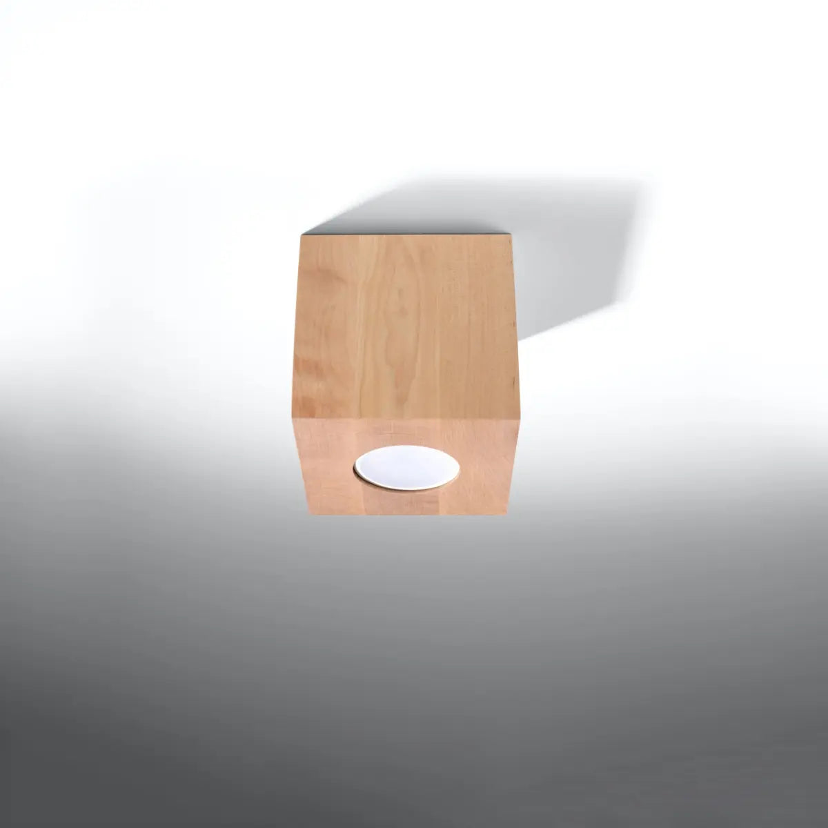 Plafondlamp Square – Natuurlijk Hout