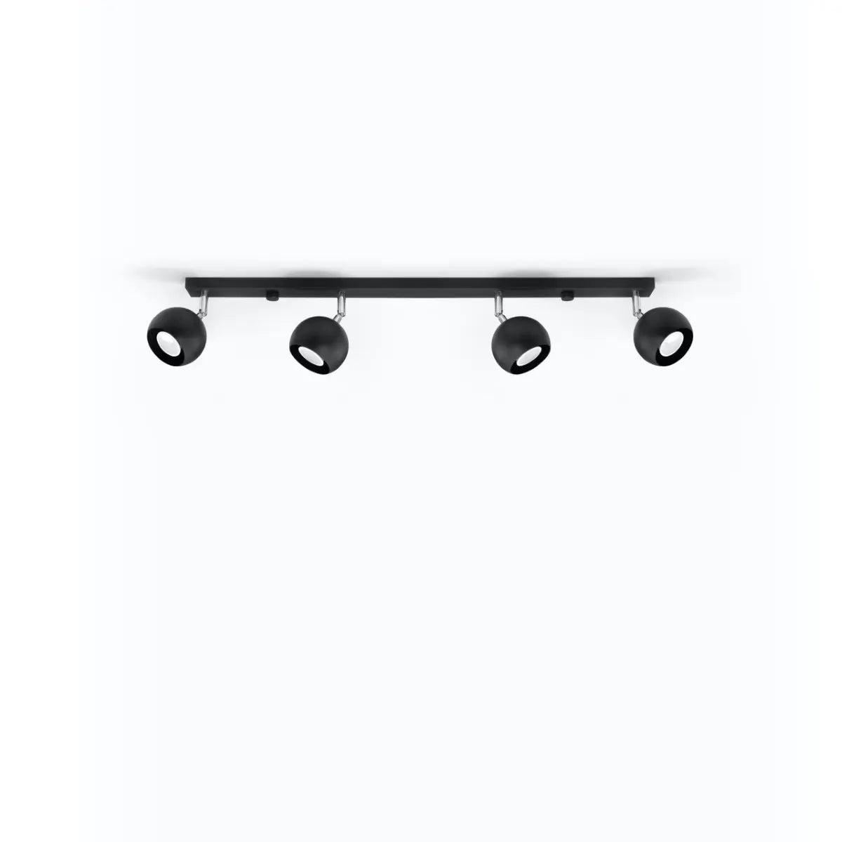 Deckenleuchte Retro 4 – Schwarz & Stahl