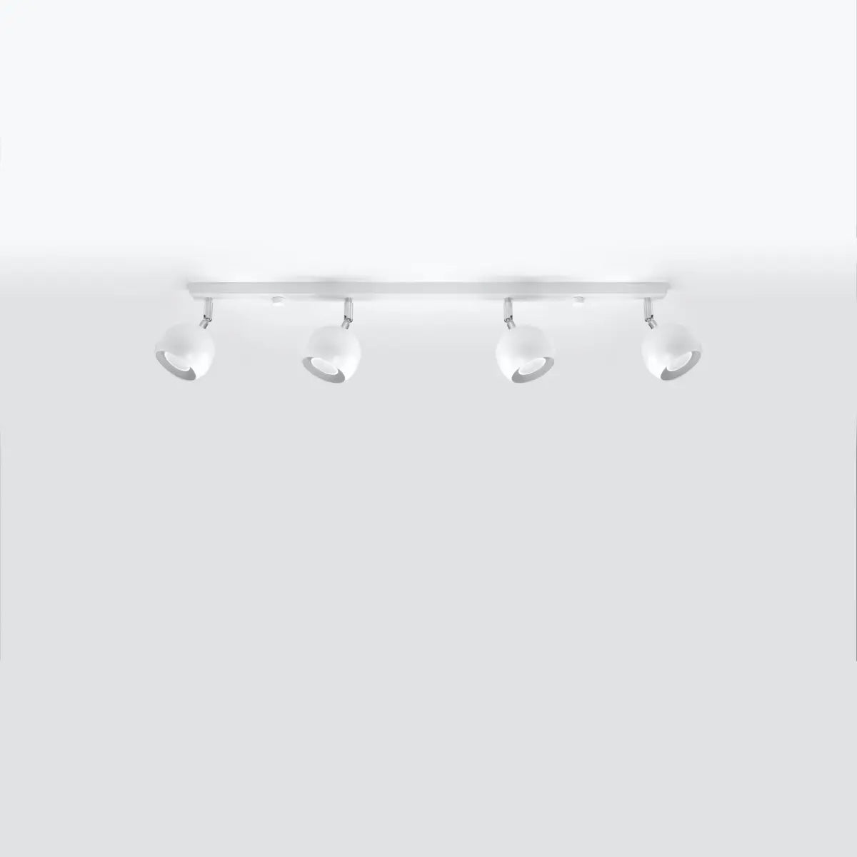 Deckenleuchte Retro 4 – Weiß & Stahl