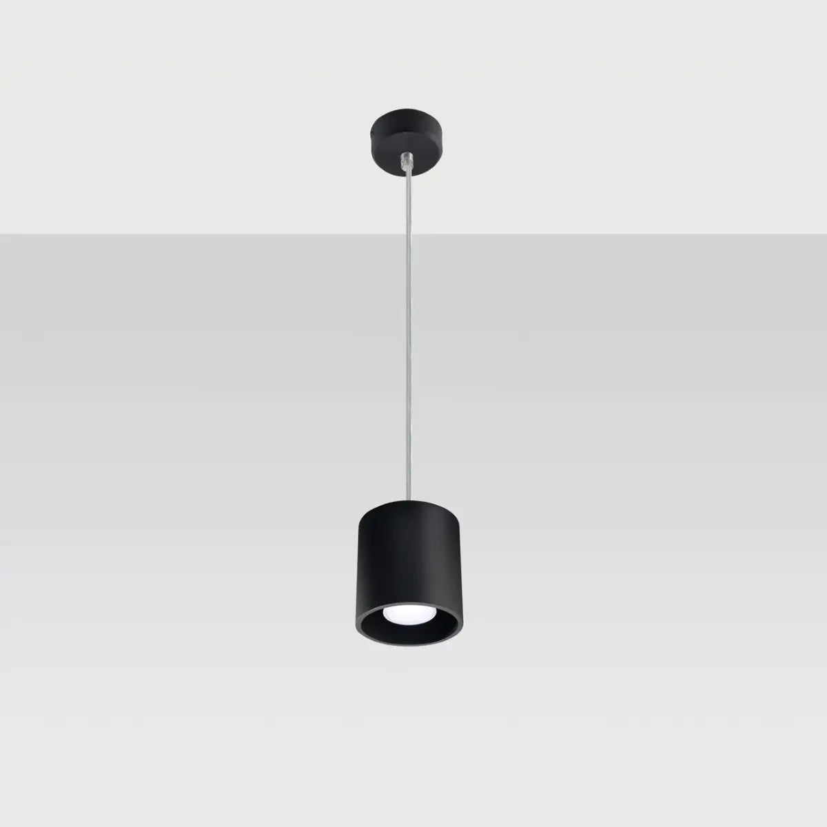 Hanglamp Rondo 1 – Zwart & Aluminium