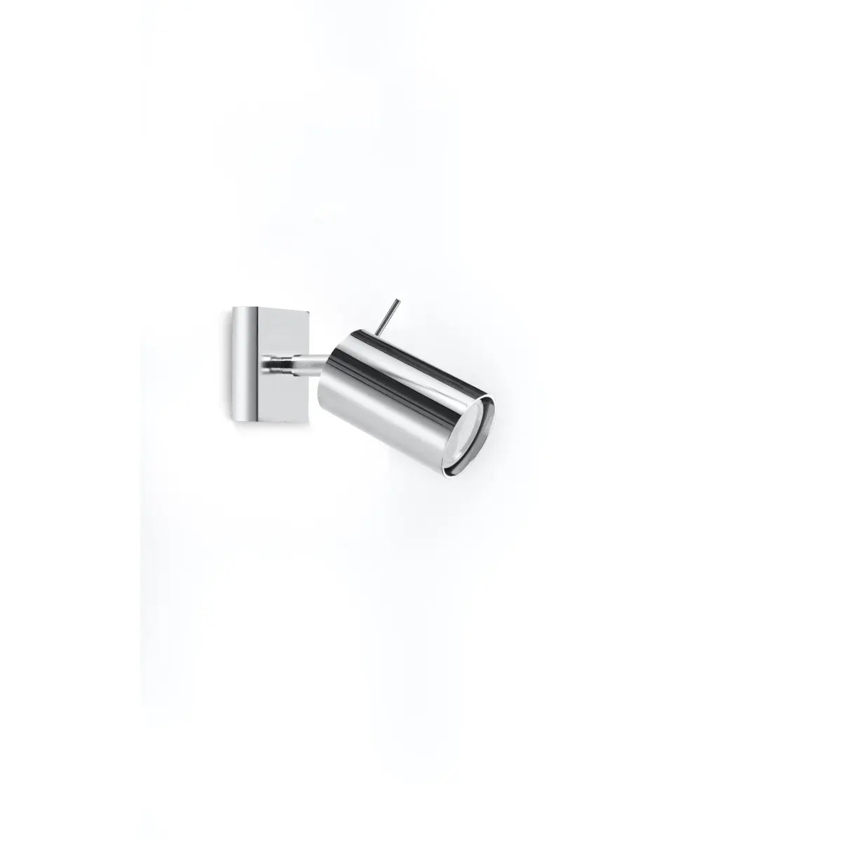 Wandleuchte Rondo 1 – Silber & Stahl