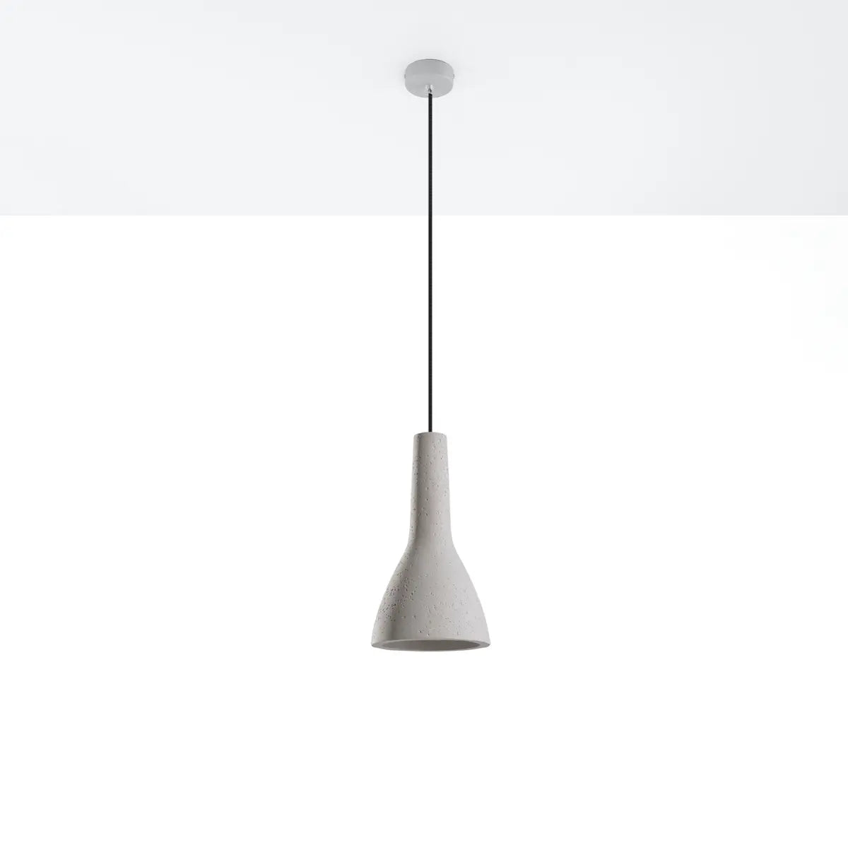 Pendelleuchte Stone Slim – Grauer Beton