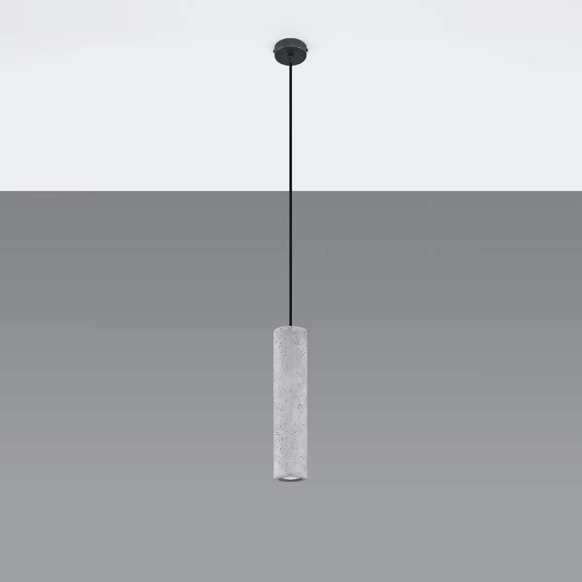 Hanglamp Tube Beton 1 – Grijs & Beton