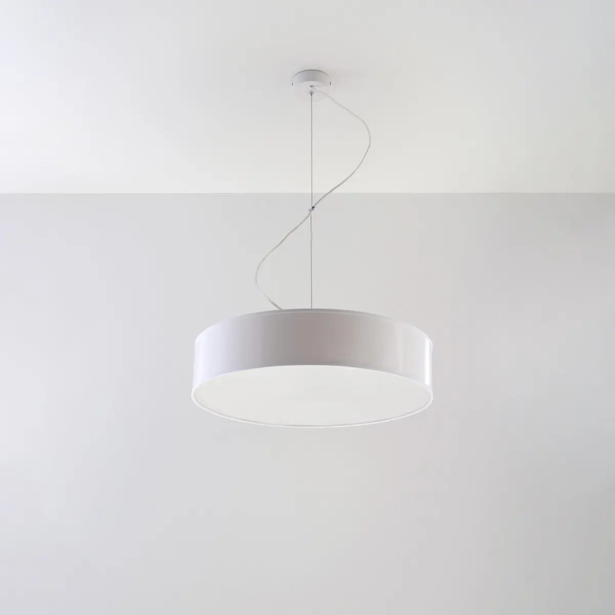 Pendelleuchte UFO 45 – Weiß & PVC