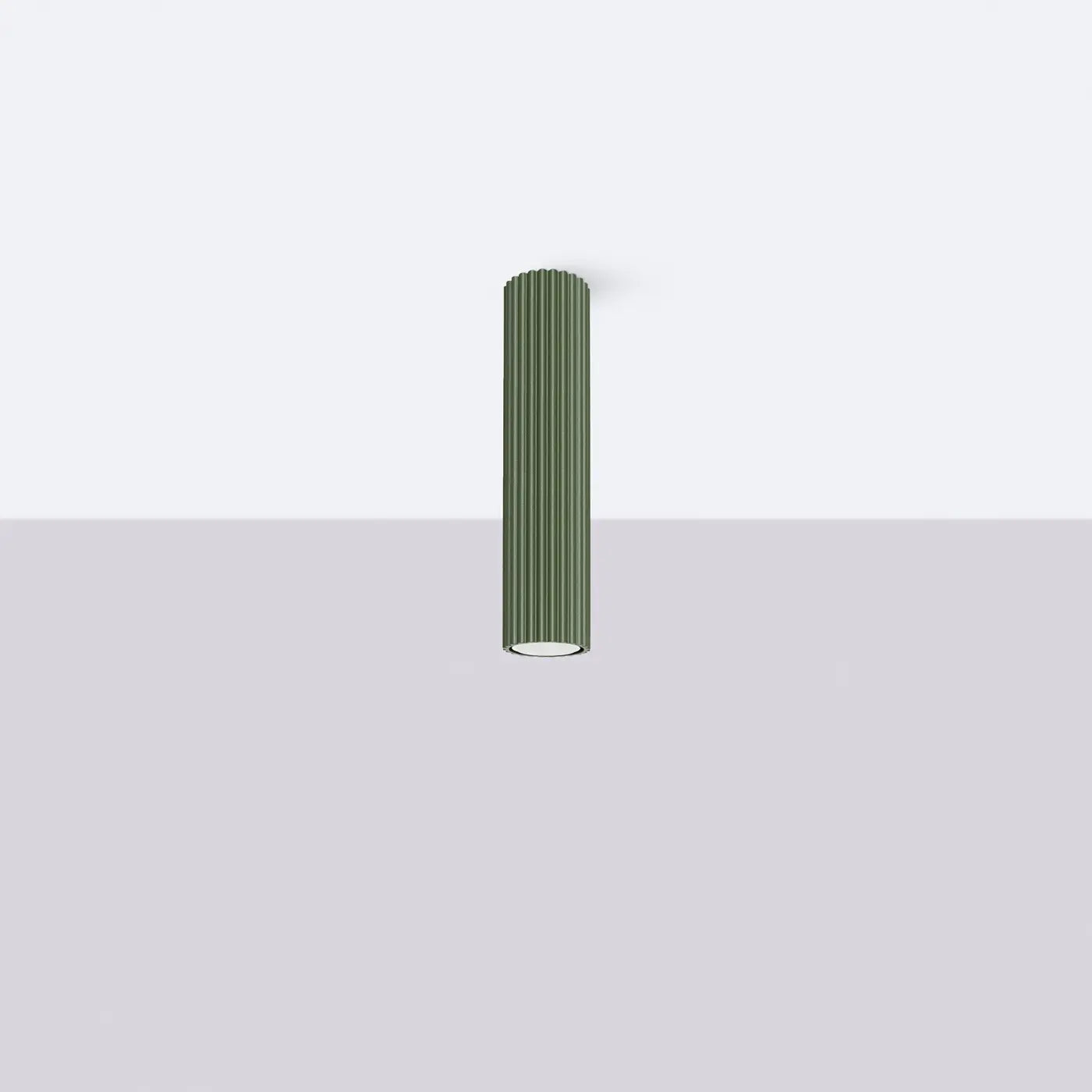 Deckenleuchte Japandi 30 – Grün & Aluminium