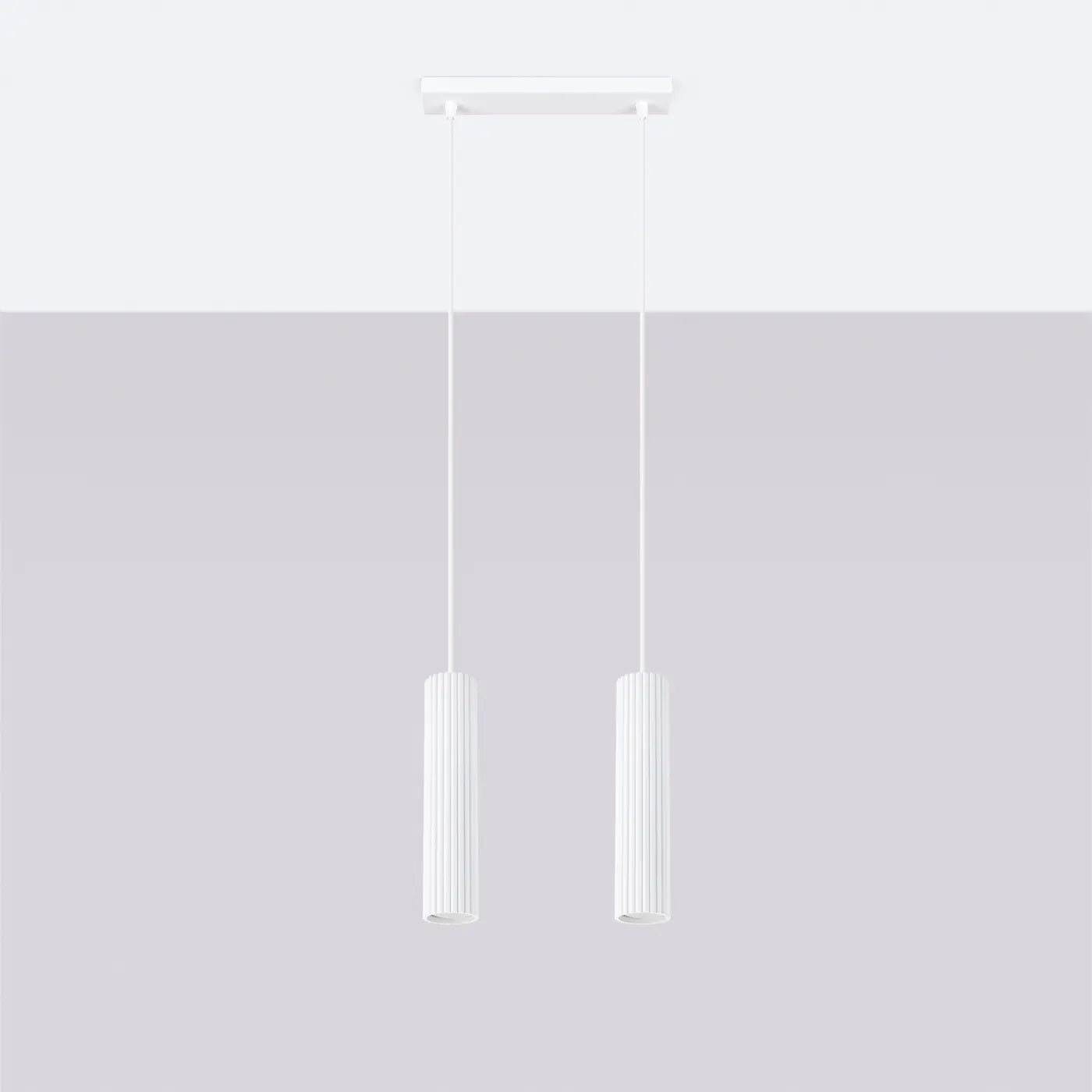 Hanglamp Japandi 2 – Wit & Aluminium