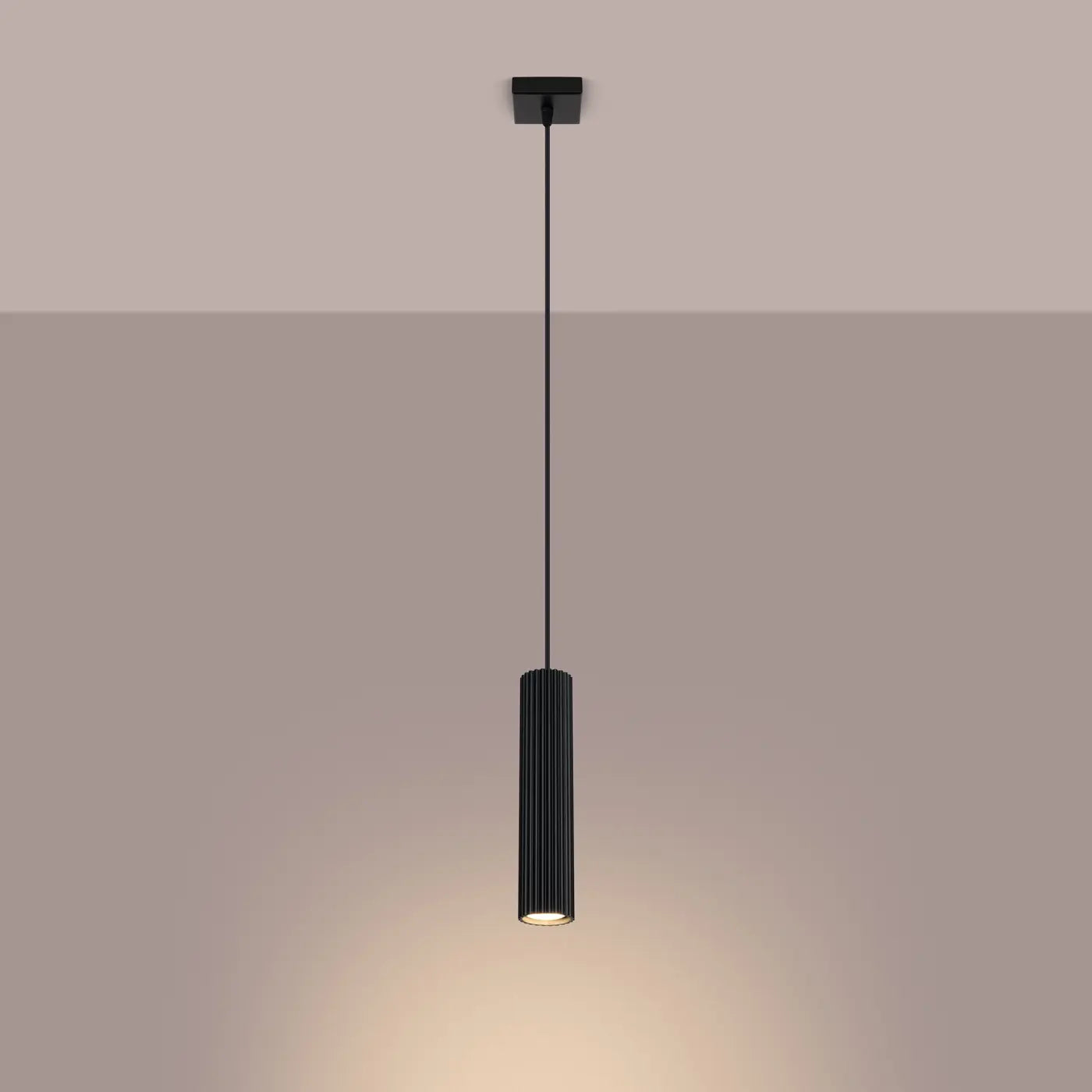 Hanglamp Japandi 1 – Zwart & Aluminium