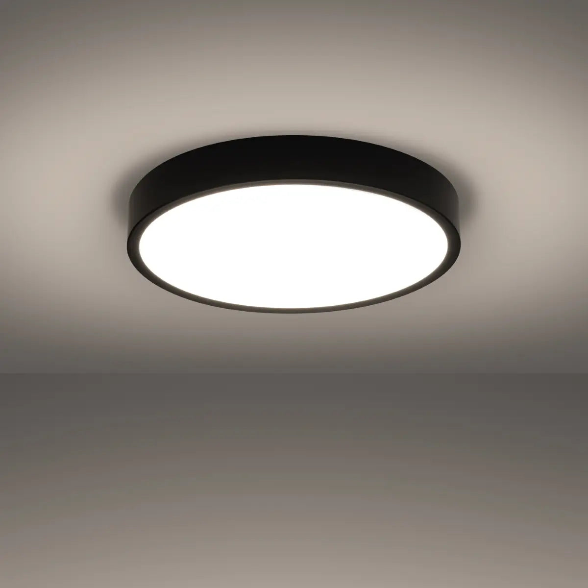 Plafondlamp Ufo Thin 50 – Zwart & Aluminium