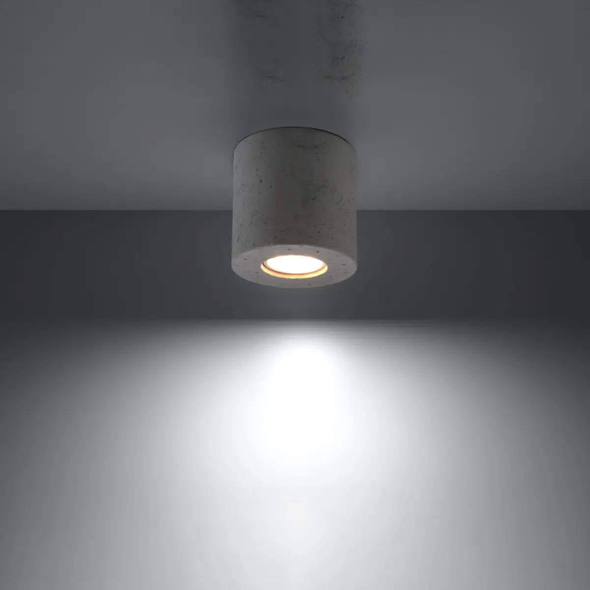 Plafondlamp Rondo 1 – Grijs Beton