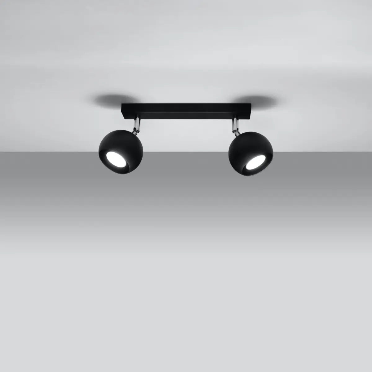 Deckenleuchte Retro 2 – Schwarz & Stahl