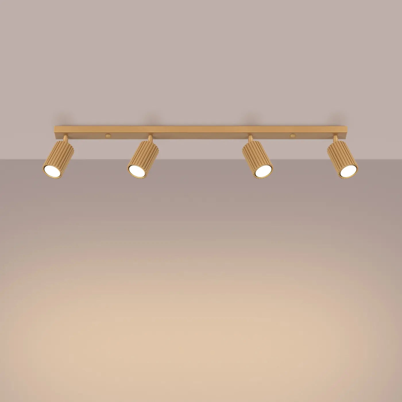 Deckenleuchte Japandi 4 – Gold & Aluminium