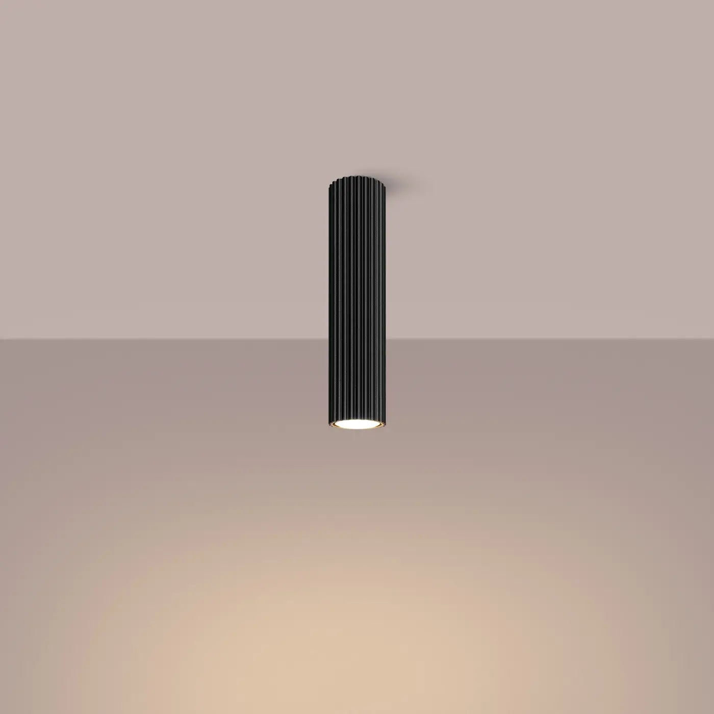 Plafondlamp Japandi 30 – Zwart & Aluminium