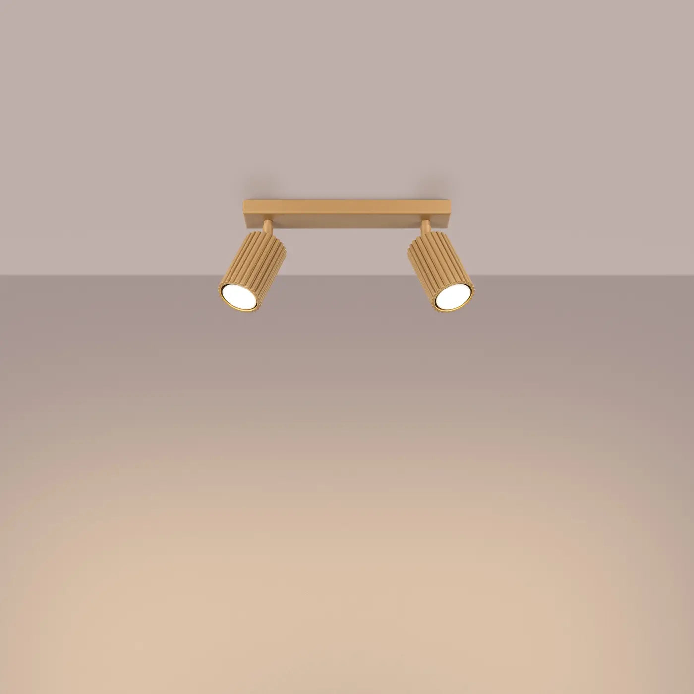 Plafondlamp Japandi 2 – Goud Aluminium