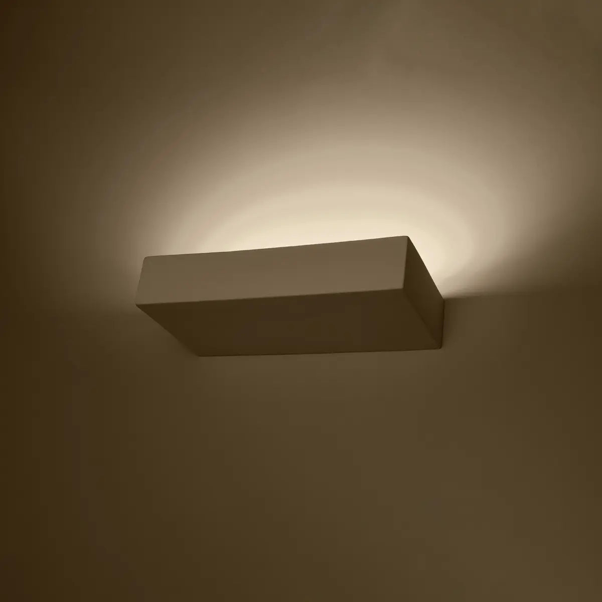 Wandlamp Plateau – Wit Keramiek