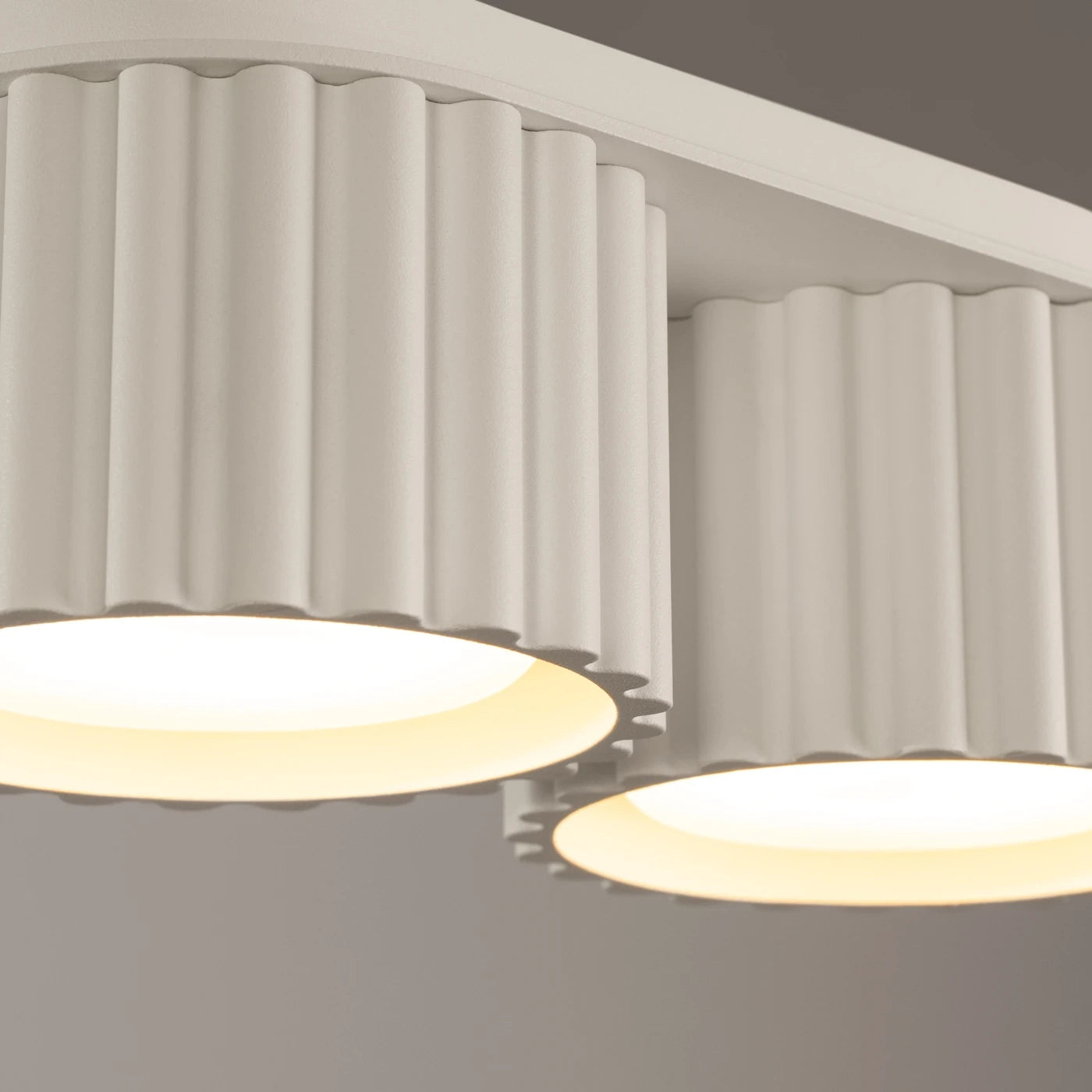 Spots Japandi Double-XS – Beige & Aluminium