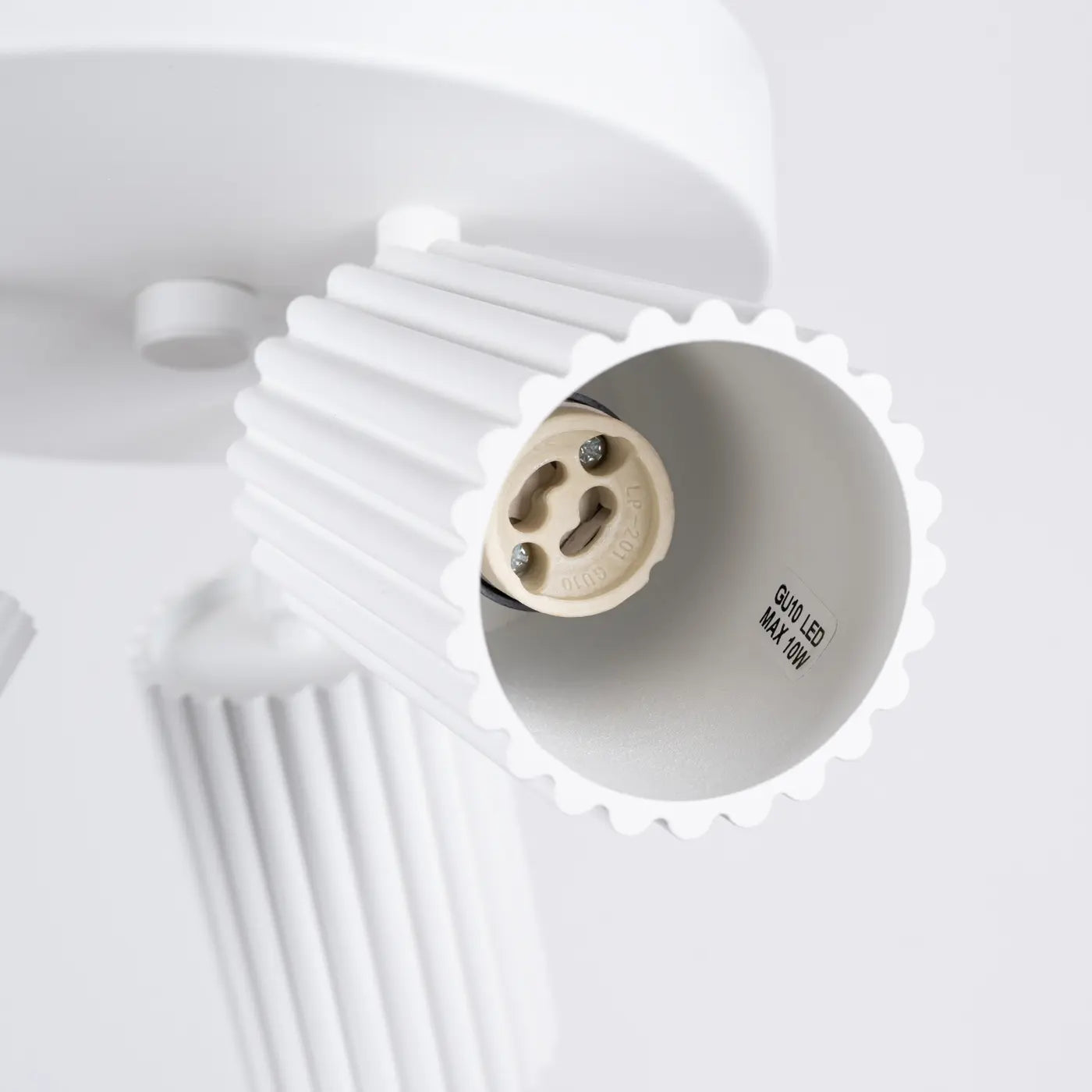 Plafondlamp Japandi 3P – Wit Aluminium