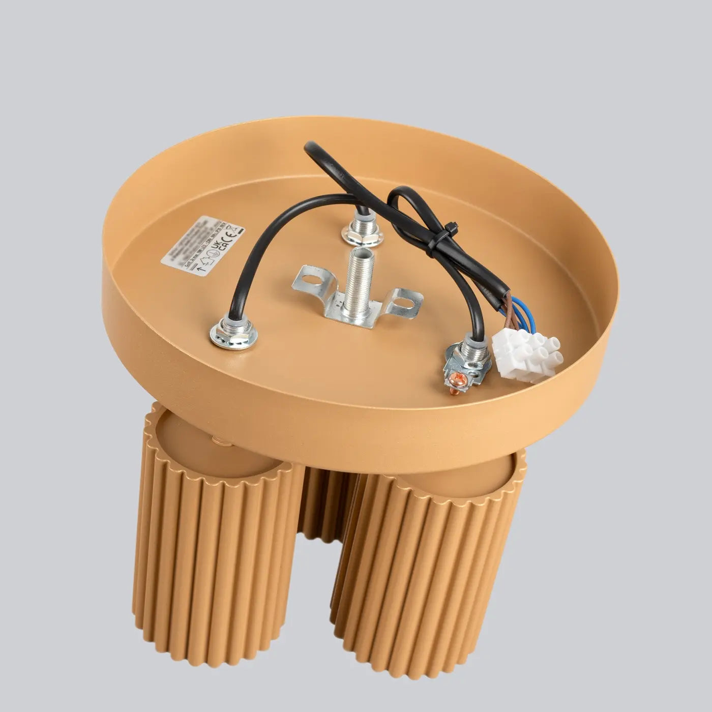 Deckenleuchte Japandi 3P – Gold Aluminium