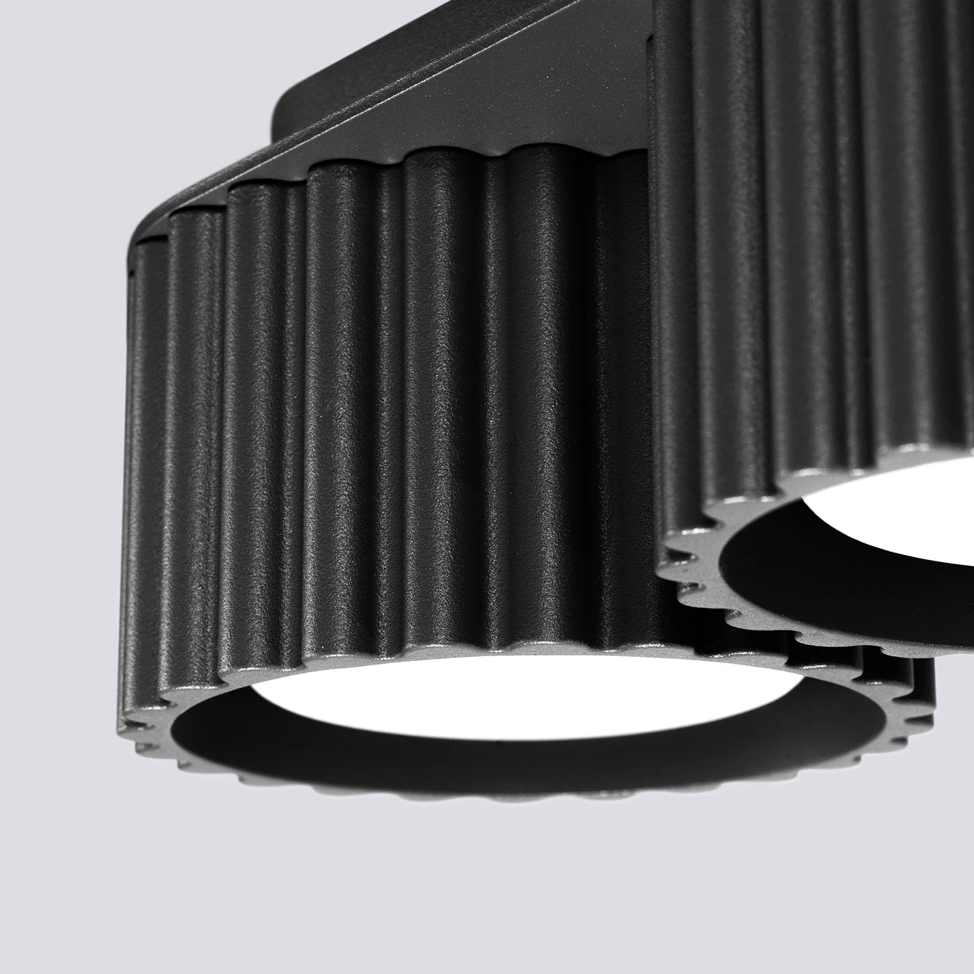 Spots Japandi Double-XS – Zwart & Aluminium
