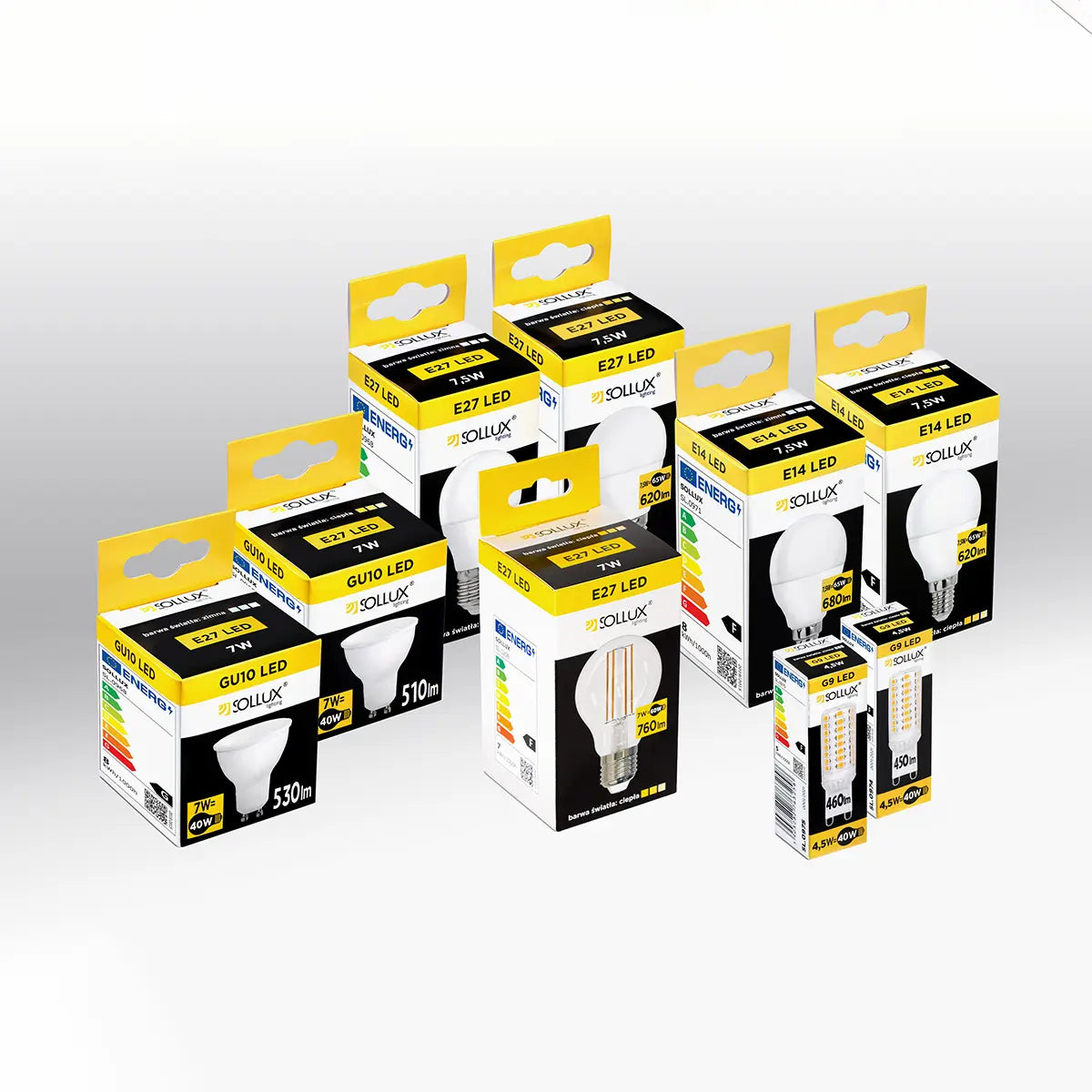 E27 LED Lampe | Glühbirne | 3000K Warmweiß | 7W 760lm