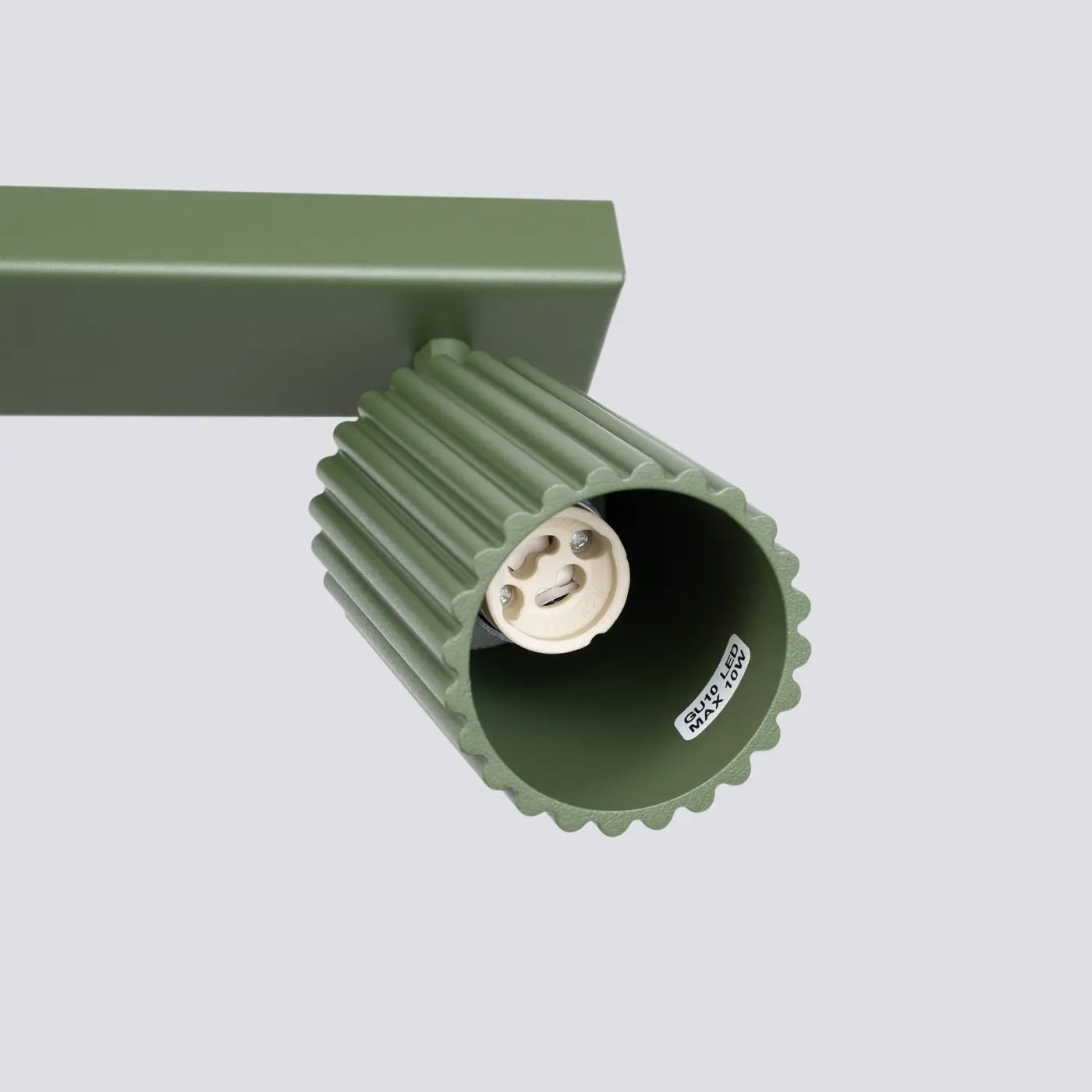 Deckenleuchte Japandi 4 – Olivgrün & Aluminium