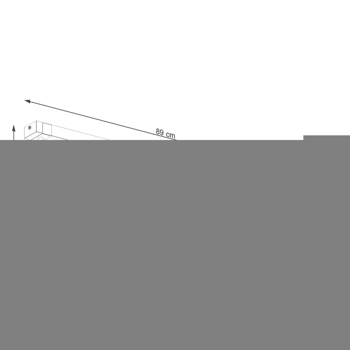 Deckenleuchte Naked 4 – Schwarz & Stahl & Holz
