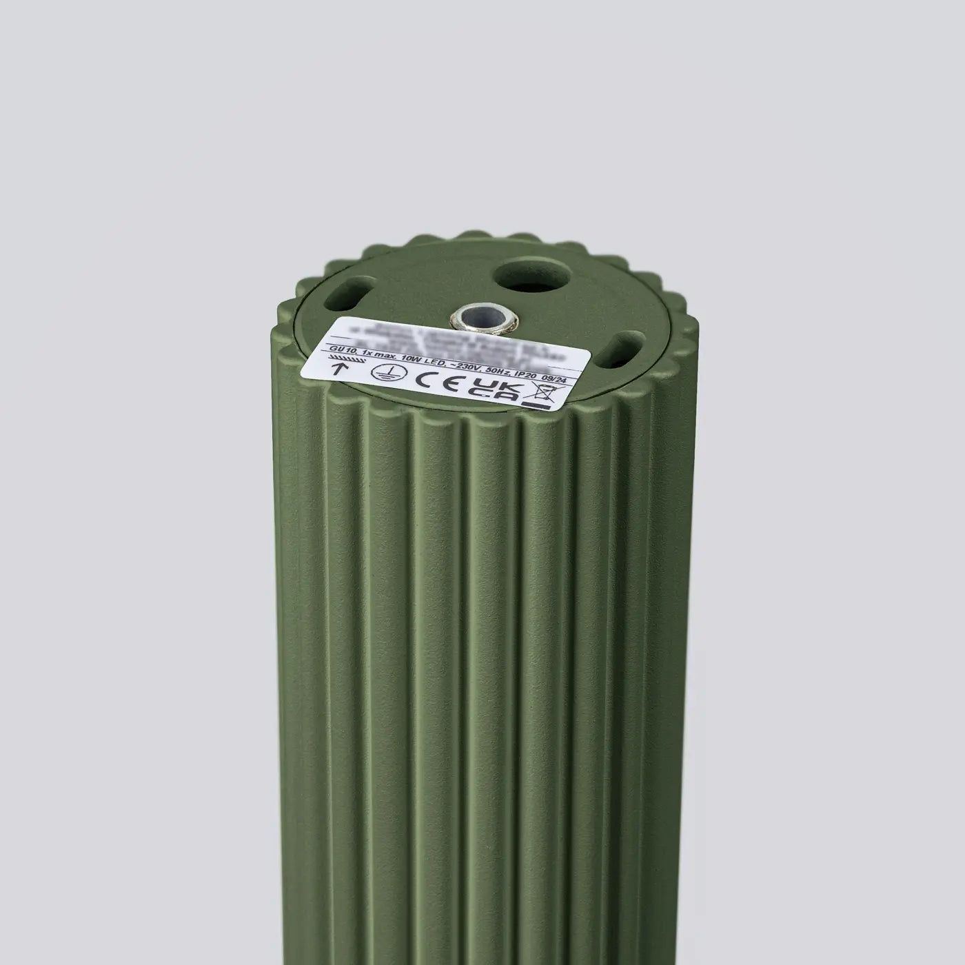 Deckenleuchte Japandi 40 – Grün & Aluminium