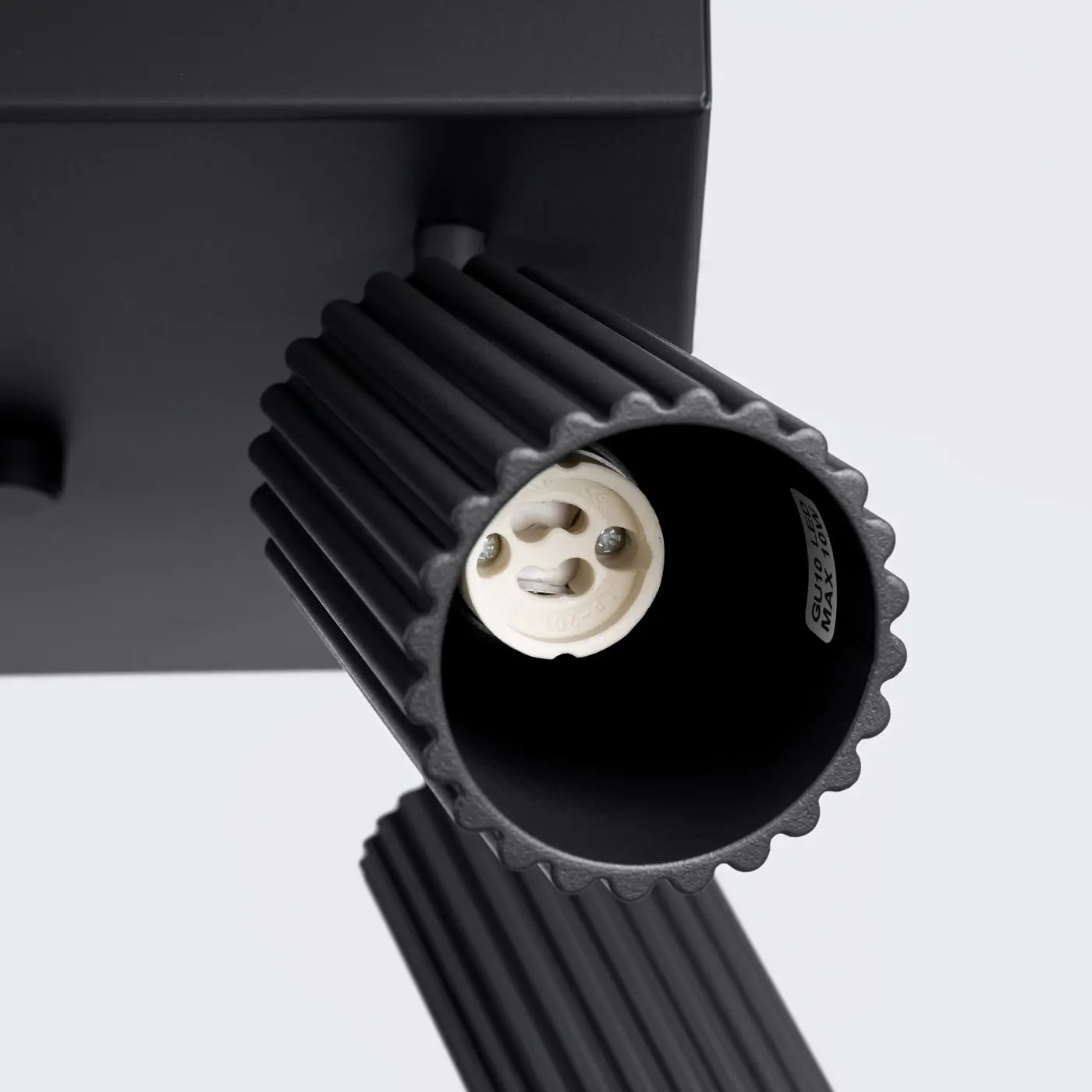 Plafondlamp Japandi 4S – Zwart & Aluminium