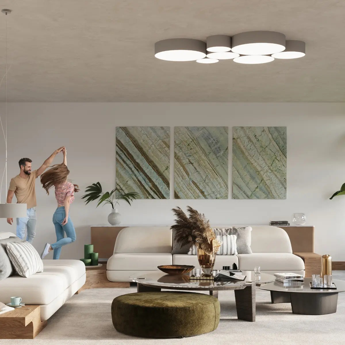 Hanglamp Ufo 35 – Grijs PVC