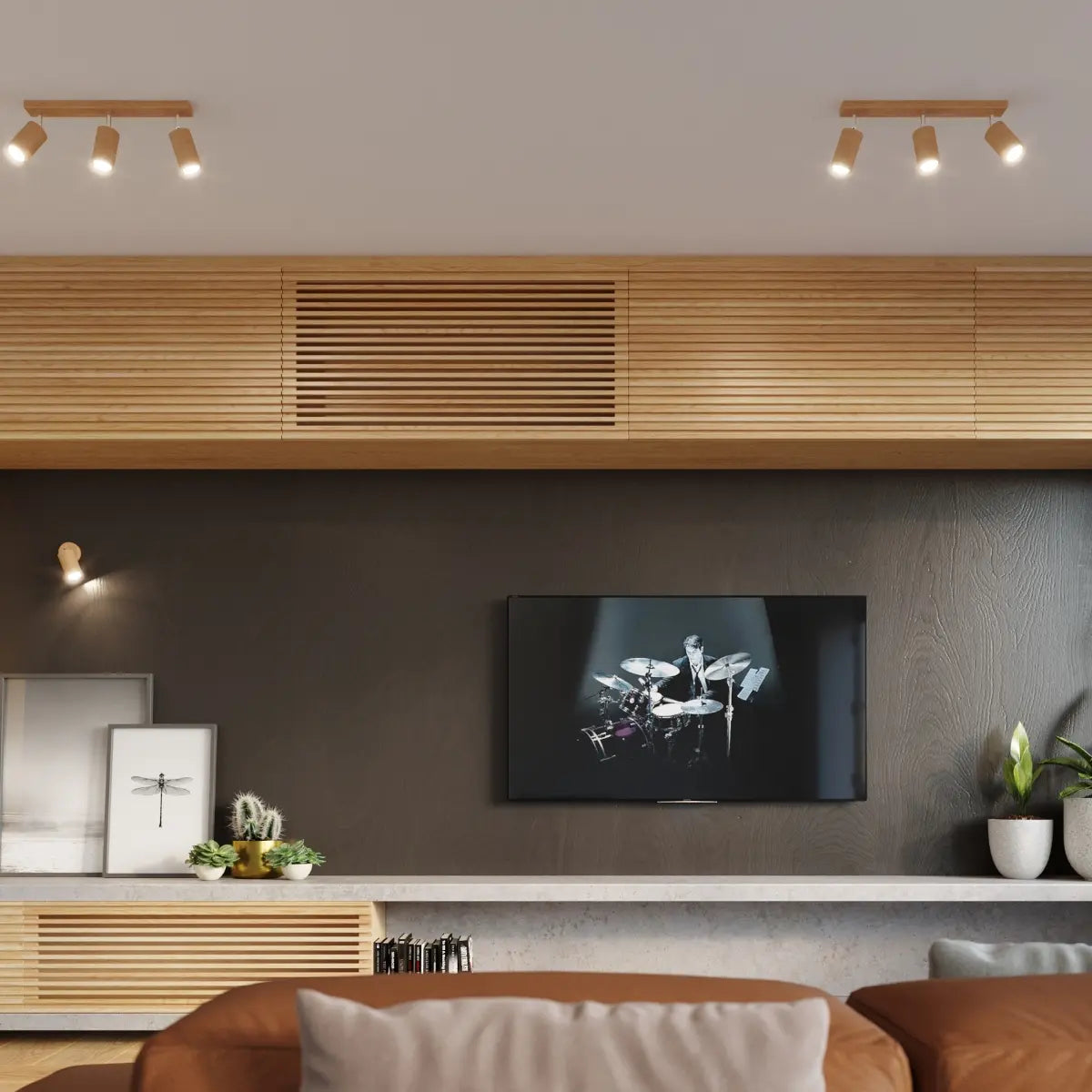 Wandleuchte Rondo – Naturholz & Holz