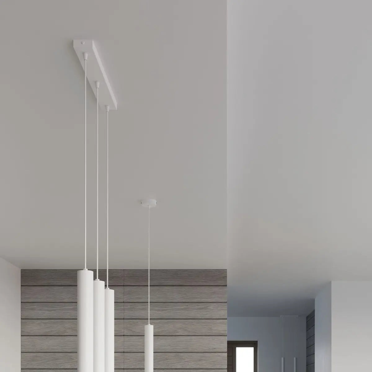 Hanglamp Matita Glass 1 – Wit & Glas