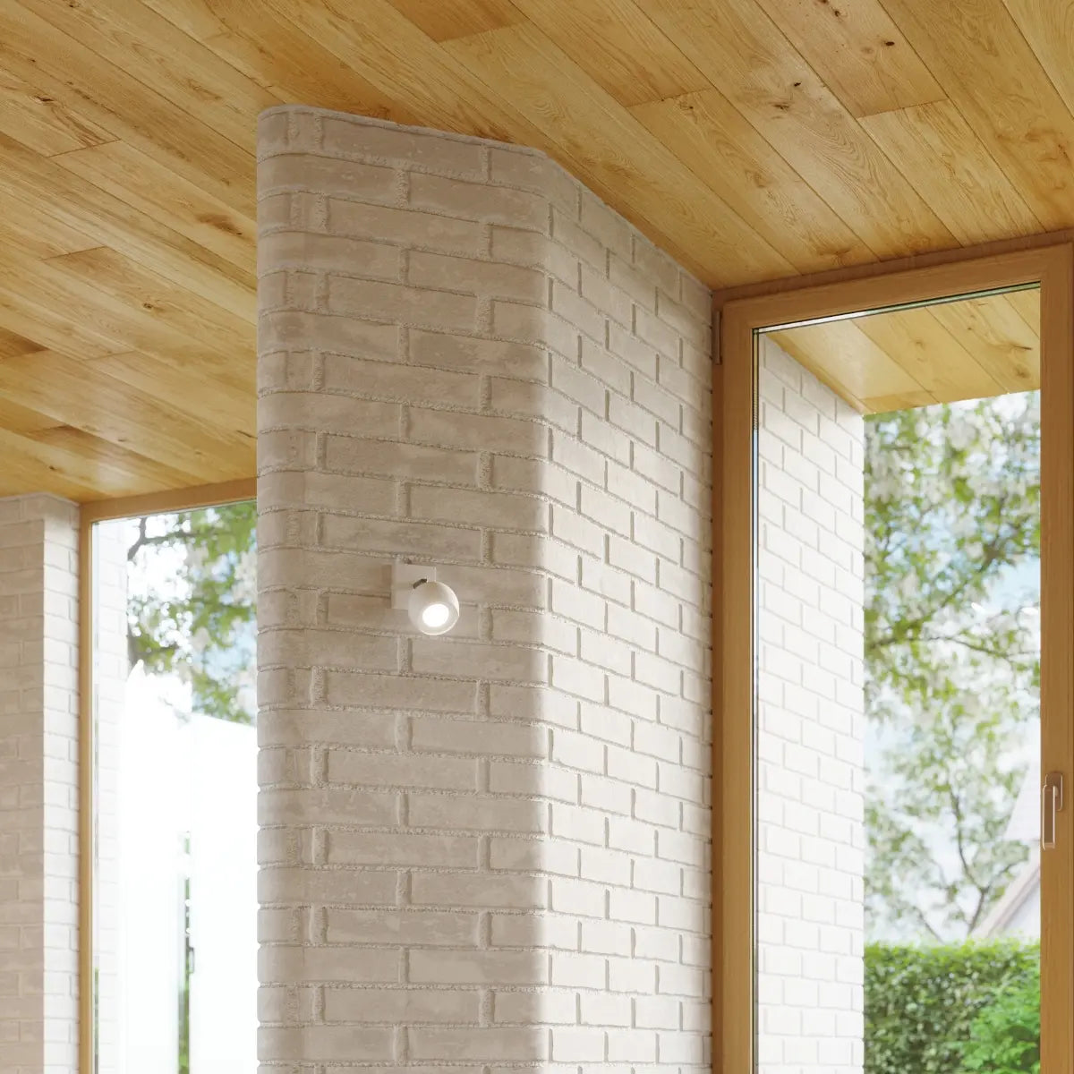 Deckenleuchte Retro 4S – Weiß & Stahl