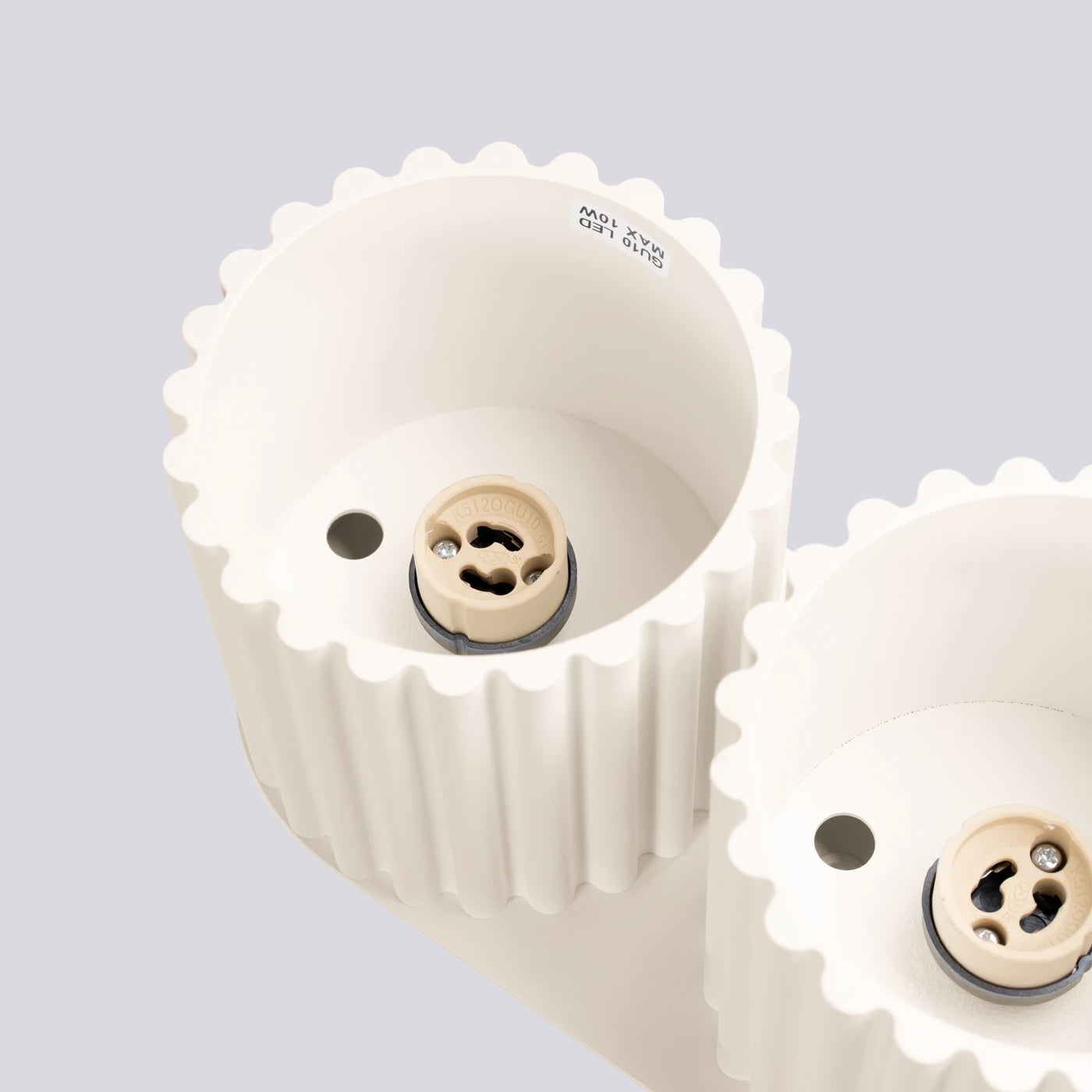 Spots Japandi Double – Beige & Aluminium