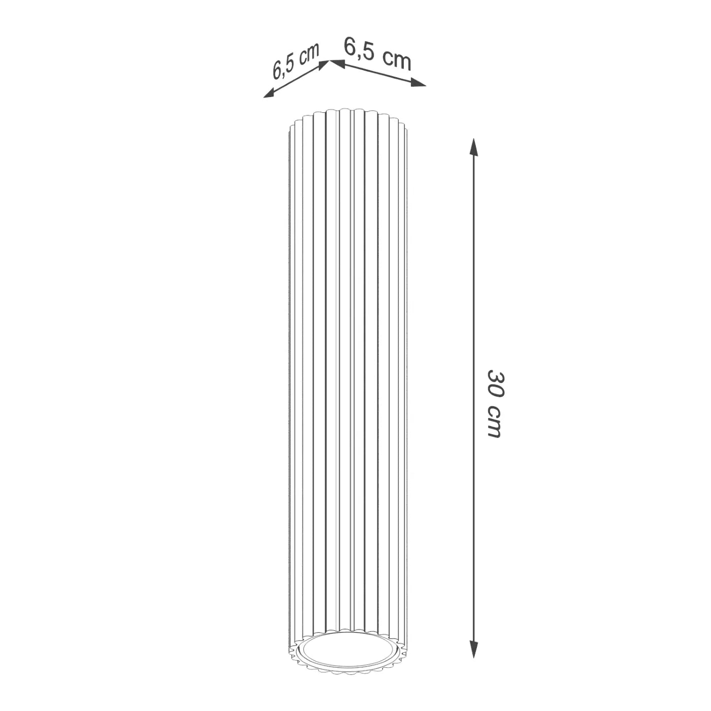 Plafondlamp Japandi 30 – Beige & Aluminium